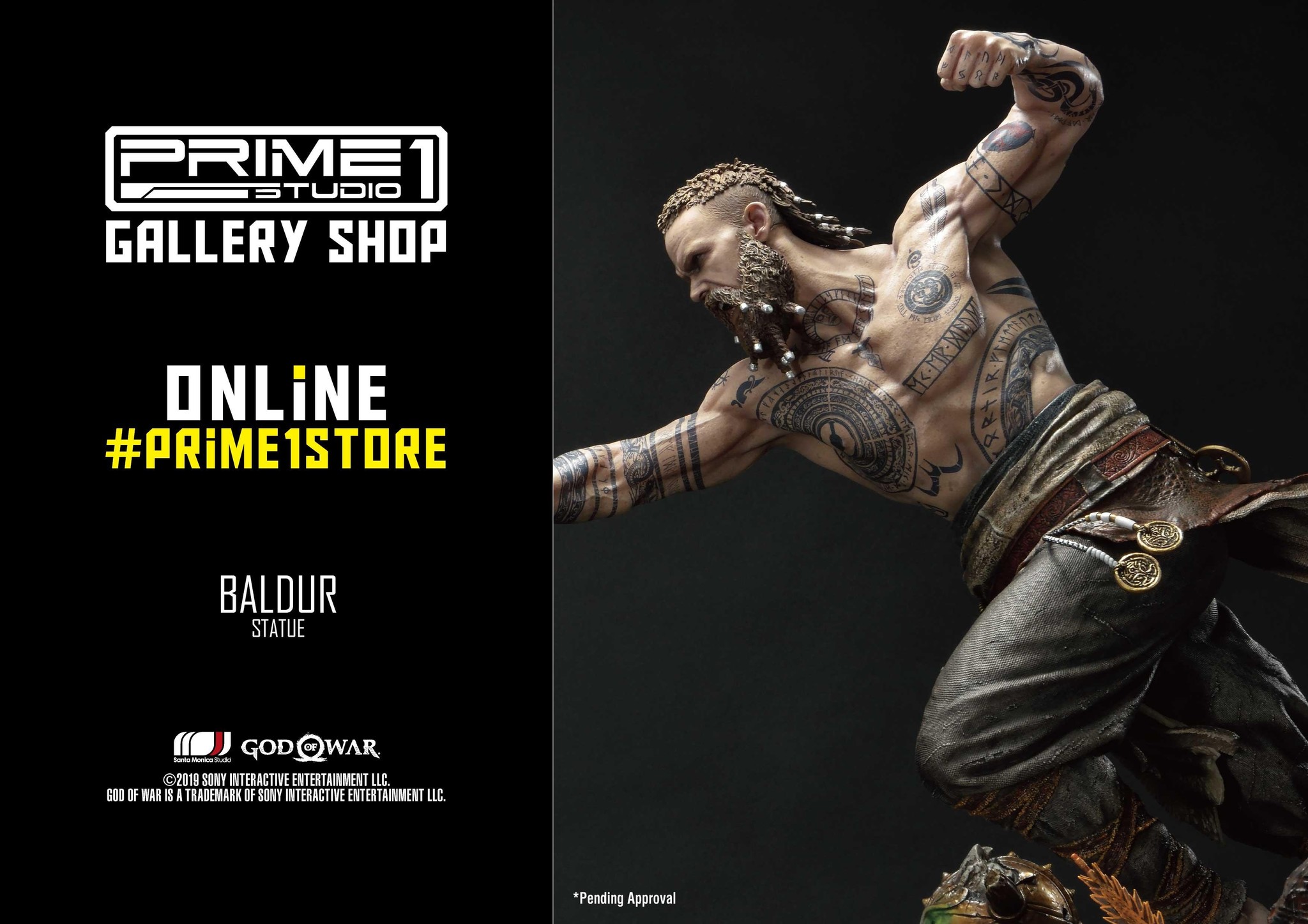 God of War (2018) - Baldur - Brood - Ultimate Premium Masterline (UPMGOW-01) - 1/4 (Prime 1 Studio) photo 16