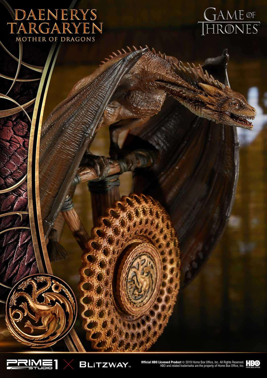 Game of Thrones - Daenerys Targaryen - Drogon - Rhaegal - Viserion - Ultimate Premium Masterline  (UPMGOT-01) - 1/4 (Blitzway, Hive, Prime 1 Studio) photo 5