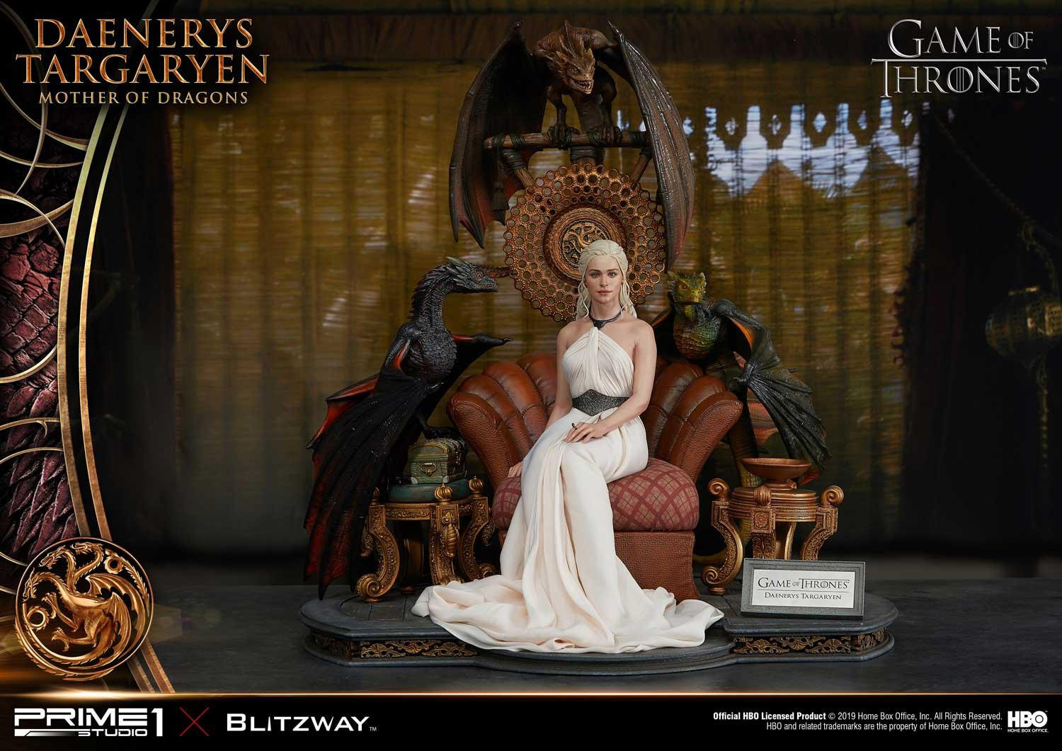 Game of Thrones - Daenerys Targaryen - Drogon - Rhaegal - Viserion - Ultimate Premium Masterline  (UPMGOT-01) - 1/4 (Blitzway, Hive, Prime 1 Studio) photo 6
