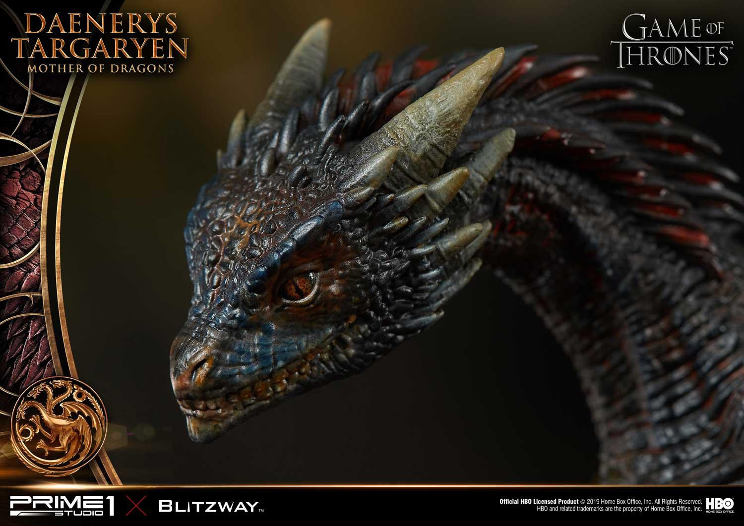 Game of Thrones - Daenerys Targaryen - Drogon - Rhaegal - Viserion - Ultimate Premium Masterline  (UPMGOT-01) - 1/4 (Blitzway, Hive, Prime 1 Studio) photo 7