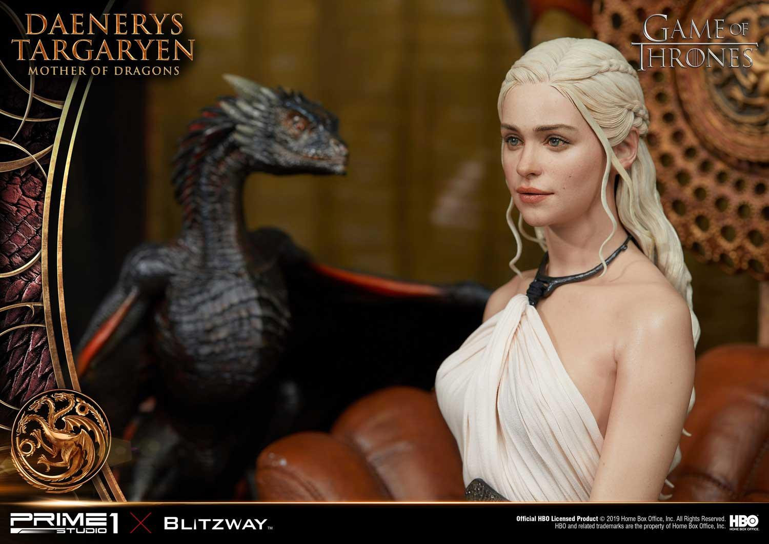 Game of Thrones - Daenerys Targaryen - Drogon - Rhaegal - Viserion - Ultimate Premium Masterline  (UPMGOT-01) - 1/4 (Blitzway, Hive, Prime 1 Studio) photo 8