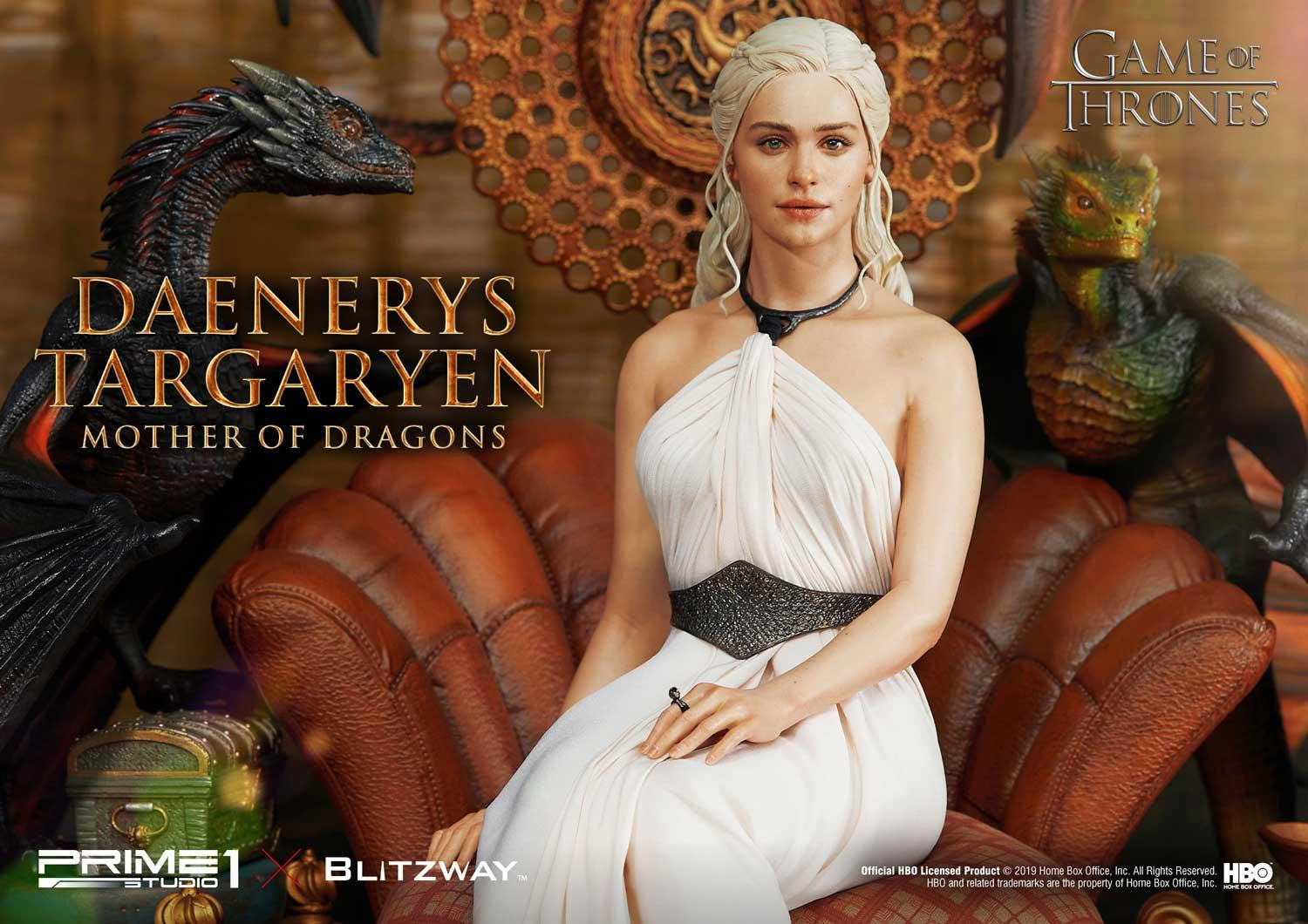 Game of Thrones - Daenerys Targaryen - Drogon - Rhaegal - Viserion - Ultimate Premium Masterline  (UPMGOT-01) - 1/4 (Blitzway, Hive, Prime 1 Studio) photo 10