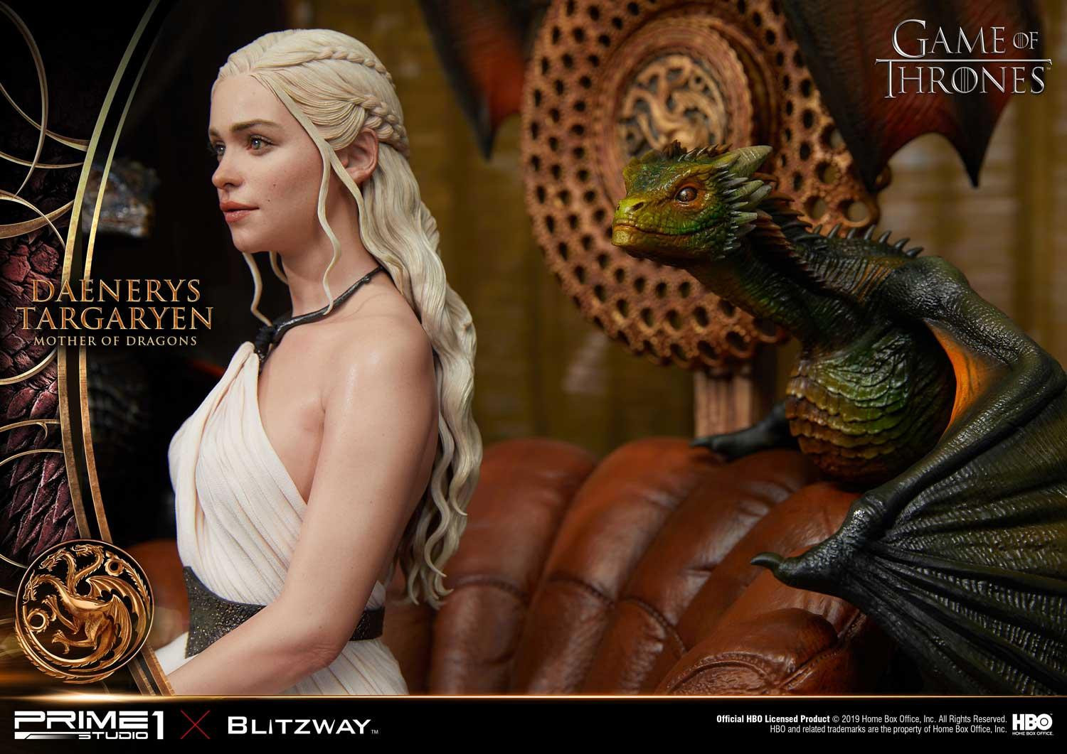 Game of Thrones - Daenerys Targaryen - Drogon - Rhaegal - Viserion - Ultimate Premium Masterline  (UPMGOT-01) - 1/4 (Blitzway, Hive, Prime 1 Studio) photo 22
