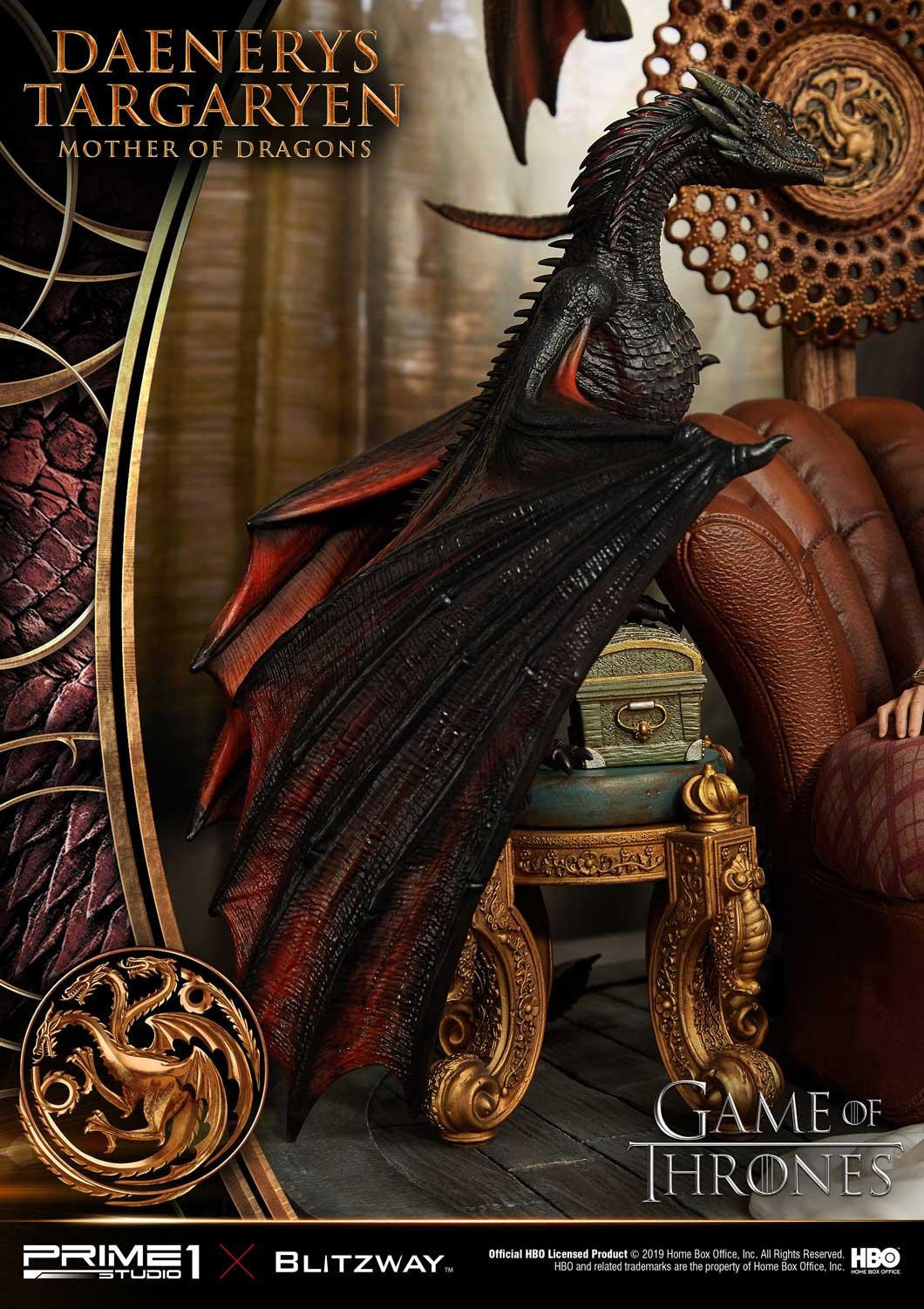 Game of Thrones - Daenerys Targaryen - Drogon - Rhaegal - Viserion - Ultimate Premium Masterline  (UPMGOT-01) - 1/4 (Blitzway, Hive, Prime 1 Studio) photo 26