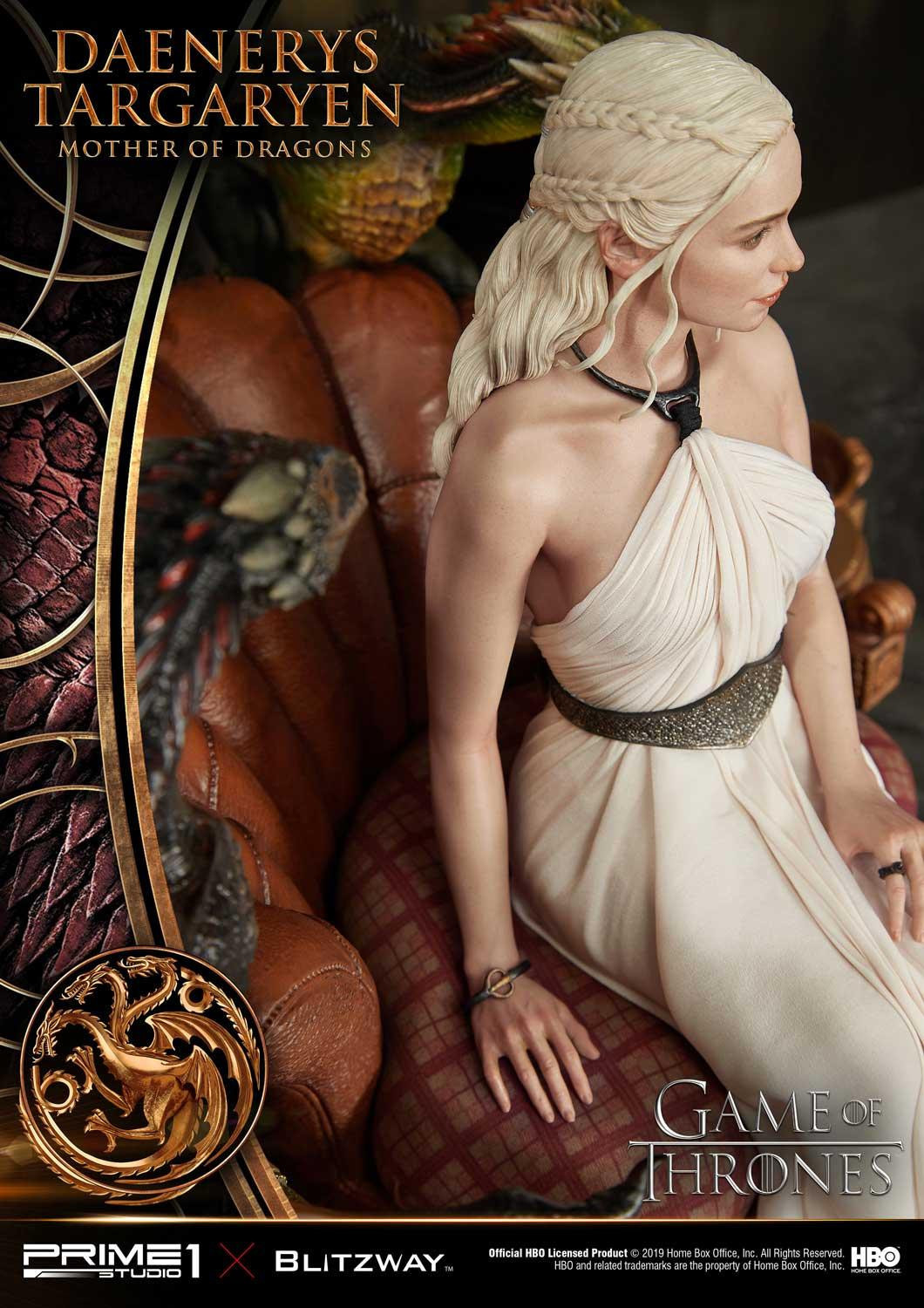 Game of Thrones - Daenerys Targaryen - Drogon - Rhaegal - Viserion - Ultimate Premium Masterline  (UPMGOT-01) - 1/4 (Blitzway, Hive, Prime 1 Studio) photo 28