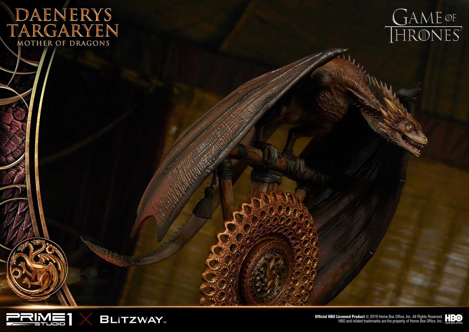 Game of Thrones - Daenerys Targaryen - Drogon - Rhaegal - Viserion - Ultimate Premium Masterline  (UPMGOT-01) - 1/4 (Blitzway, Hive, Prime 1 Studio) photo 32