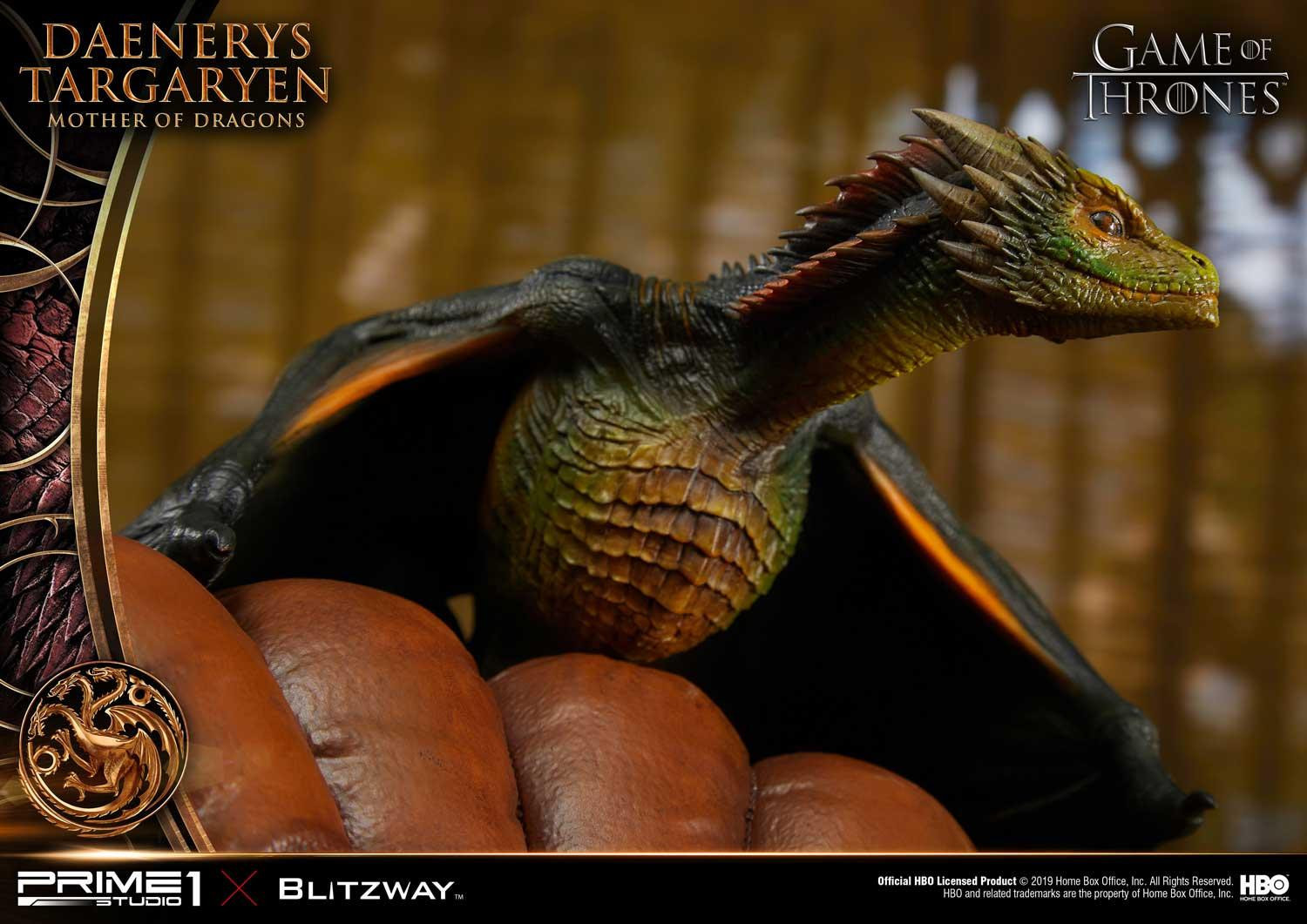 Game of Thrones - Daenerys Targaryen - Drogon - Rhaegal - Viserion - Ultimate Premium Masterline  (UPMGOT-01) - 1/4 (Blitzway, Hive, Prime 1 Studio) photo 34