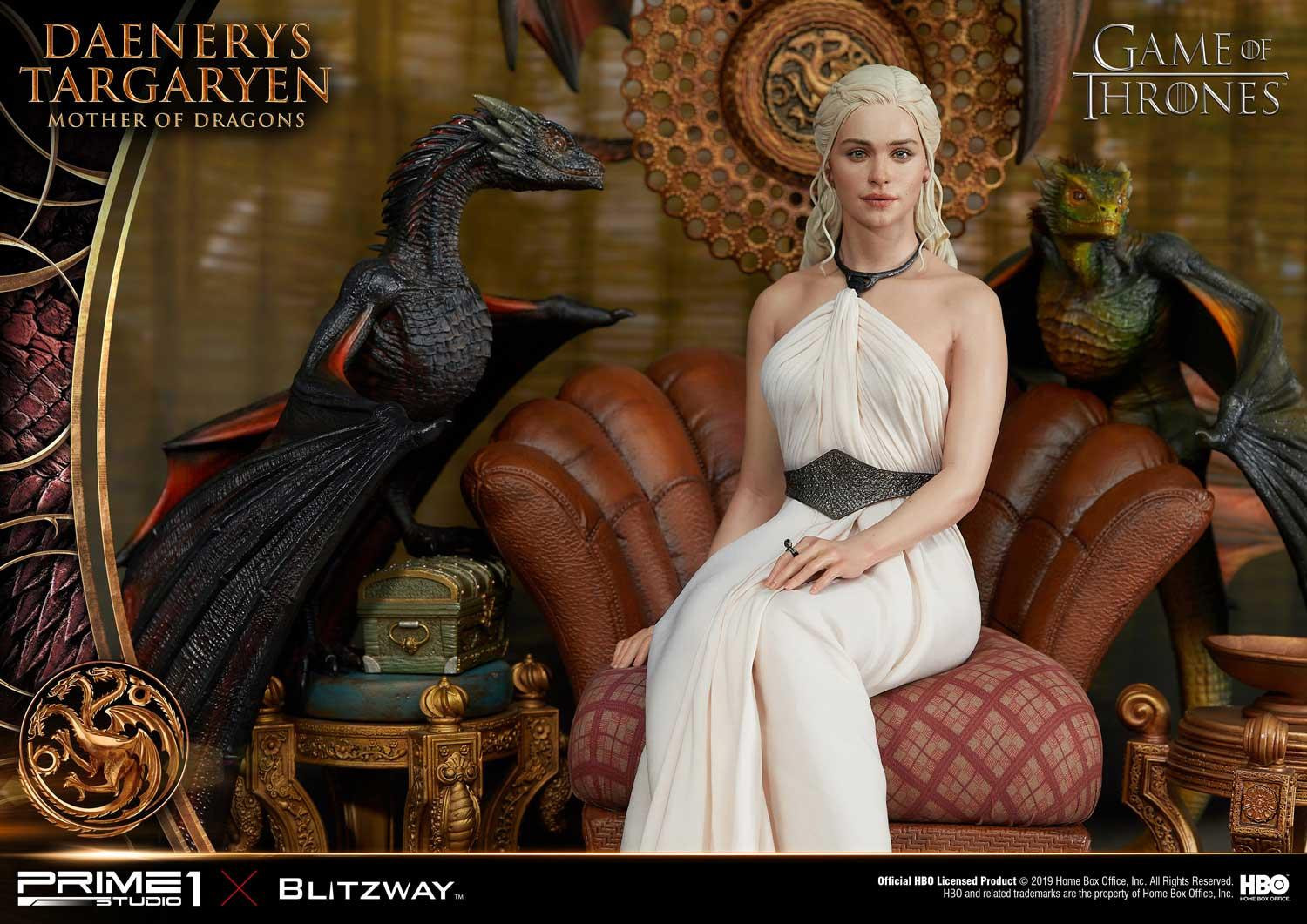 Game of Thrones - Daenerys Targaryen - Drogon - Rhaegal - Viserion - Ultimate Premium Masterline  (UPMGOT-01) - 1/4 (Blitzway, Hive, Prime 1 Studio) photo 35