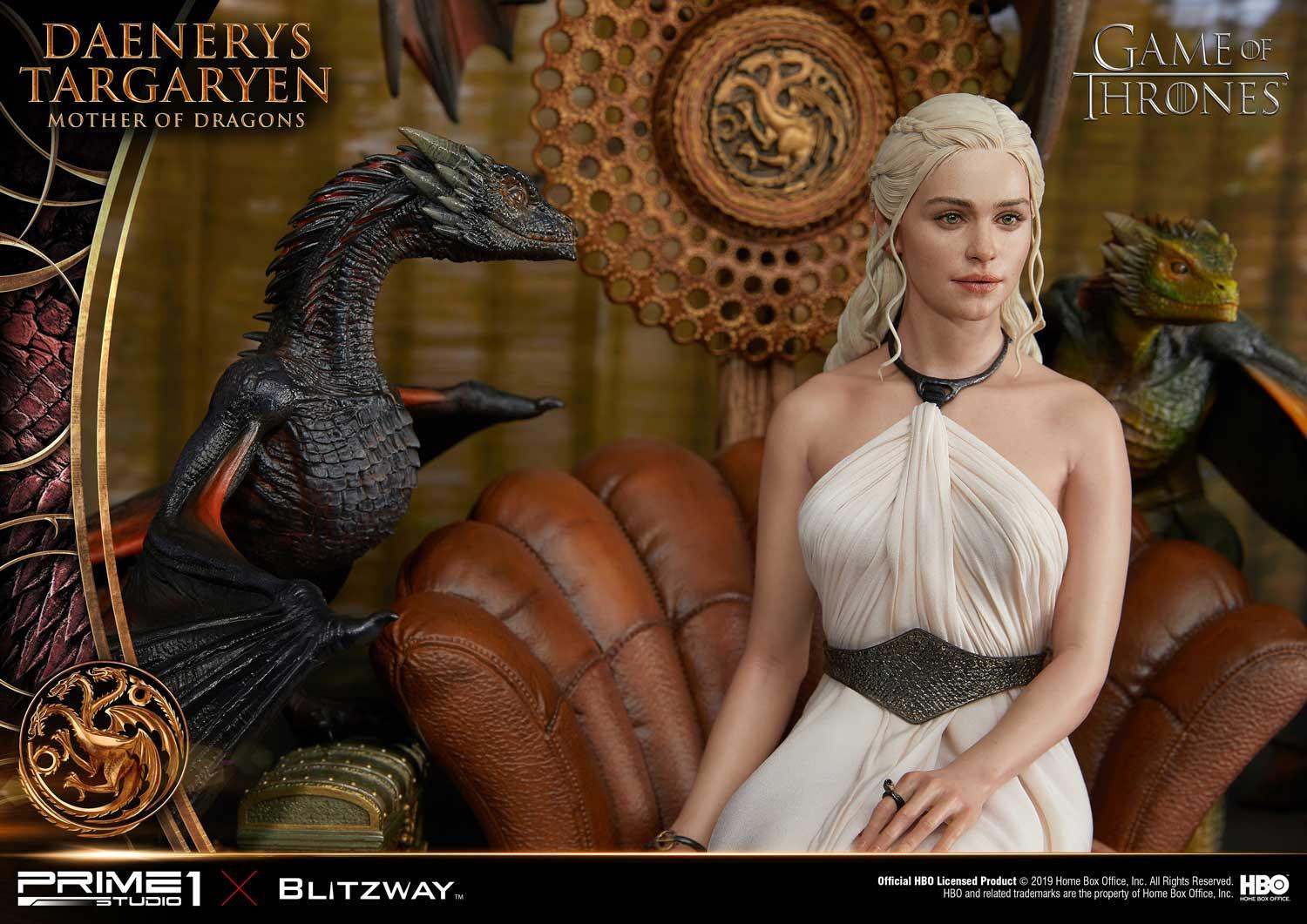 Game of Thrones - Daenerys Targaryen - Drogon - Rhaegal - Viserion - Ultimate Premium Masterline  (UPMGOT-01) - 1/4 (Blitzway, Hive, Prime 1 Studio) photo 36