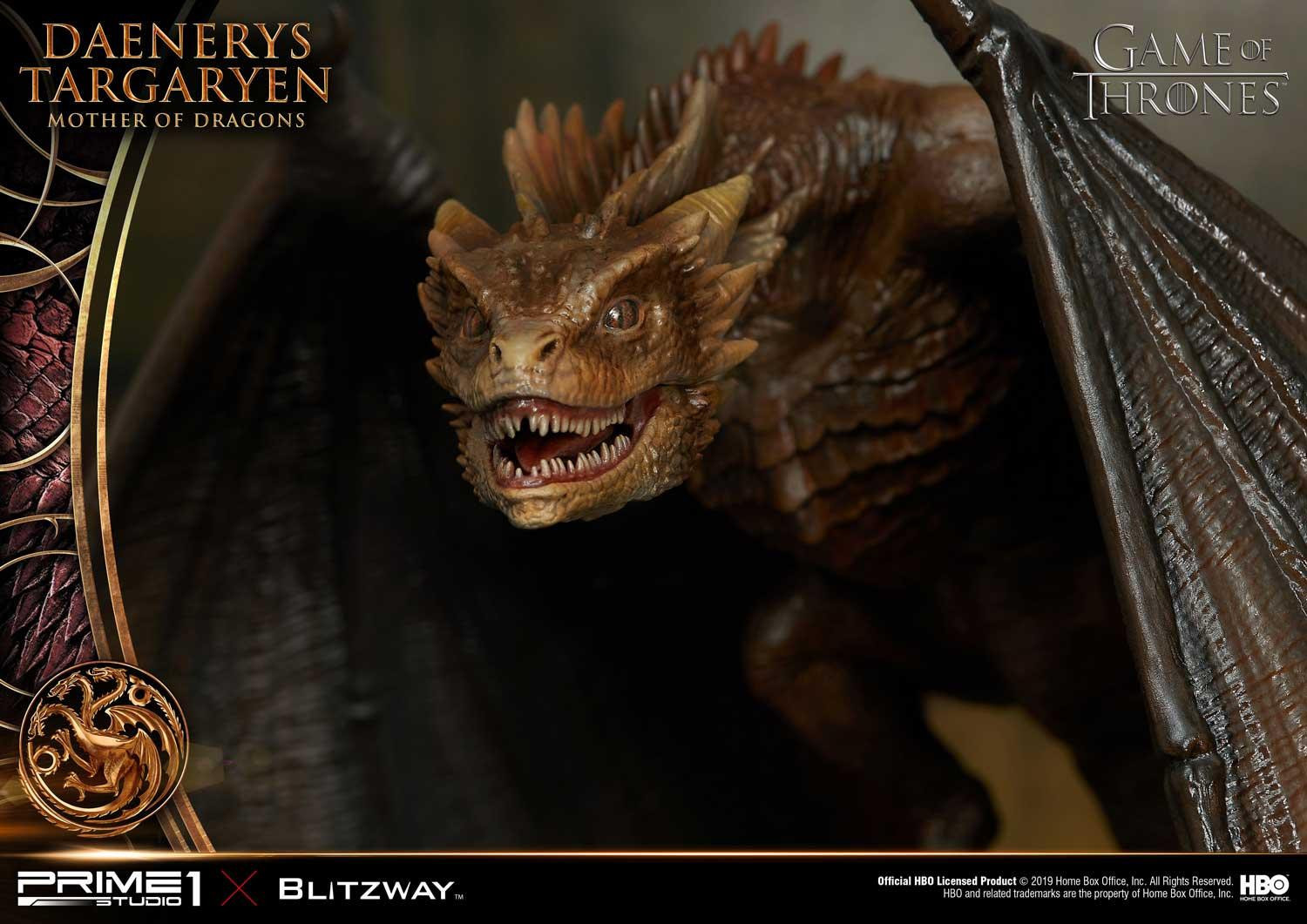 Game of Thrones - Daenerys Targaryen - Drogon - Rhaegal - Viserion - Ultimate Premium Masterline  (UPMGOT-01) - 1/4 (Blitzway, Hive, Prime 1 Studio) photo 39