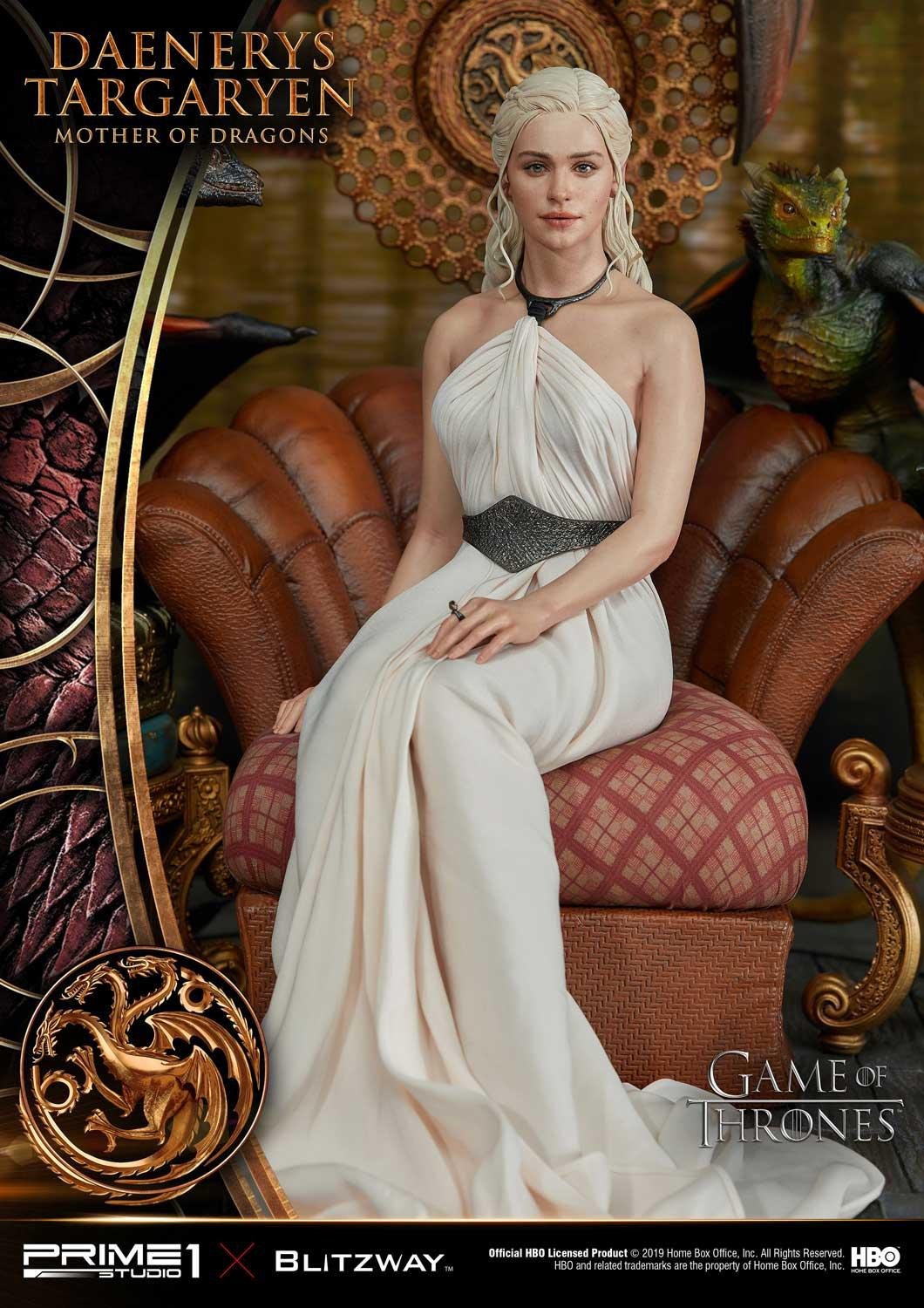 Game of Thrones - Daenerys Targaryen - Drogon - Rhaegal - Viserion - Ultimate Premium Masterline  (UPMGOT-01) - 1/4 (Blitzway, Hive, Prime 1 Studio) photo 42