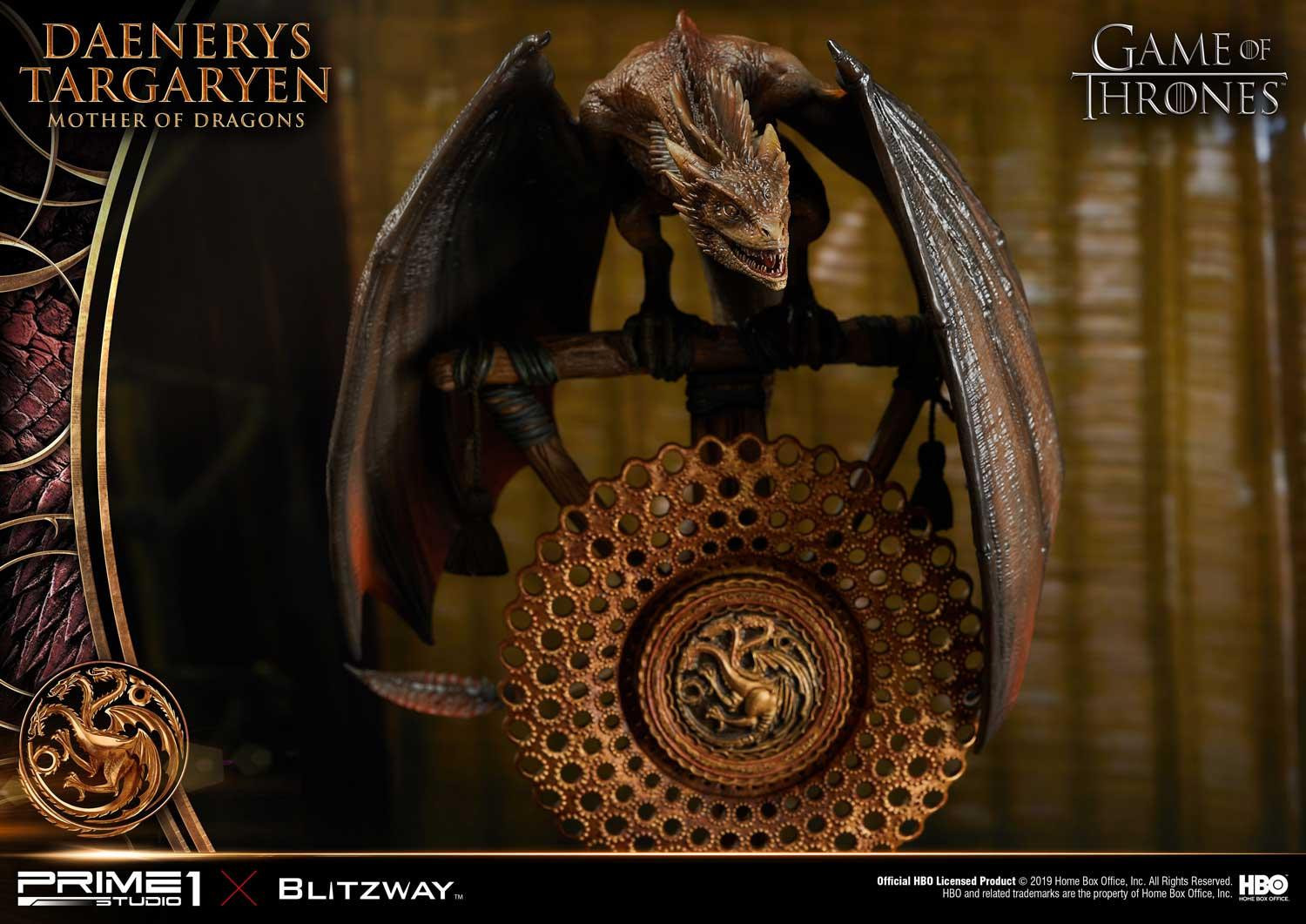 Game of Thrones - Daenerys Targaryen - Drogon - Rhaegal - Viserion - Ultimate Premium Masterline  (UPMGOT-01) - 1/4 (Blitzway, Hive, Prime 1 Studio) photo 44