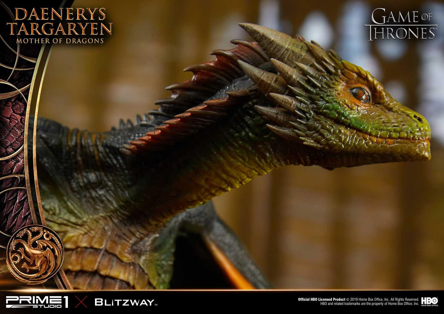 Game of Thrones - Daenerys Targaryen - Drogon - Rhaegal - Viserion - Ultimate Premium Masterline  (UPMGOT-01) - 1/4 (Blitzway, Hive, Prime 1 Studio) photo 46