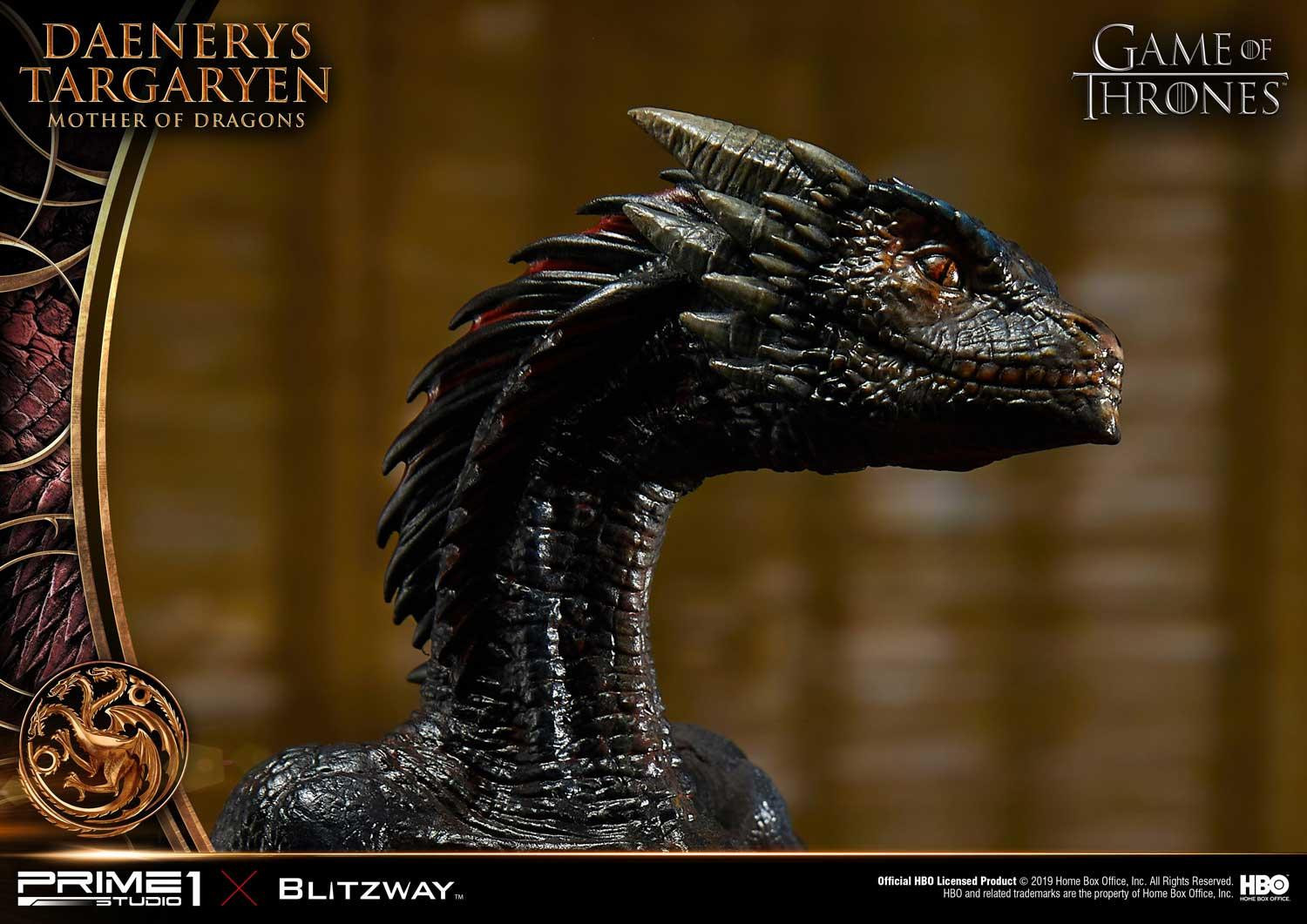 Game of Thrones - Daenerys Targaryen - Drogon - Rhaegal - Viserion - Ultimate Premium Masterline  (UPMGOT-01) - 1/4 (Blitzway, Hive, Prime 1 Studio) photo 47