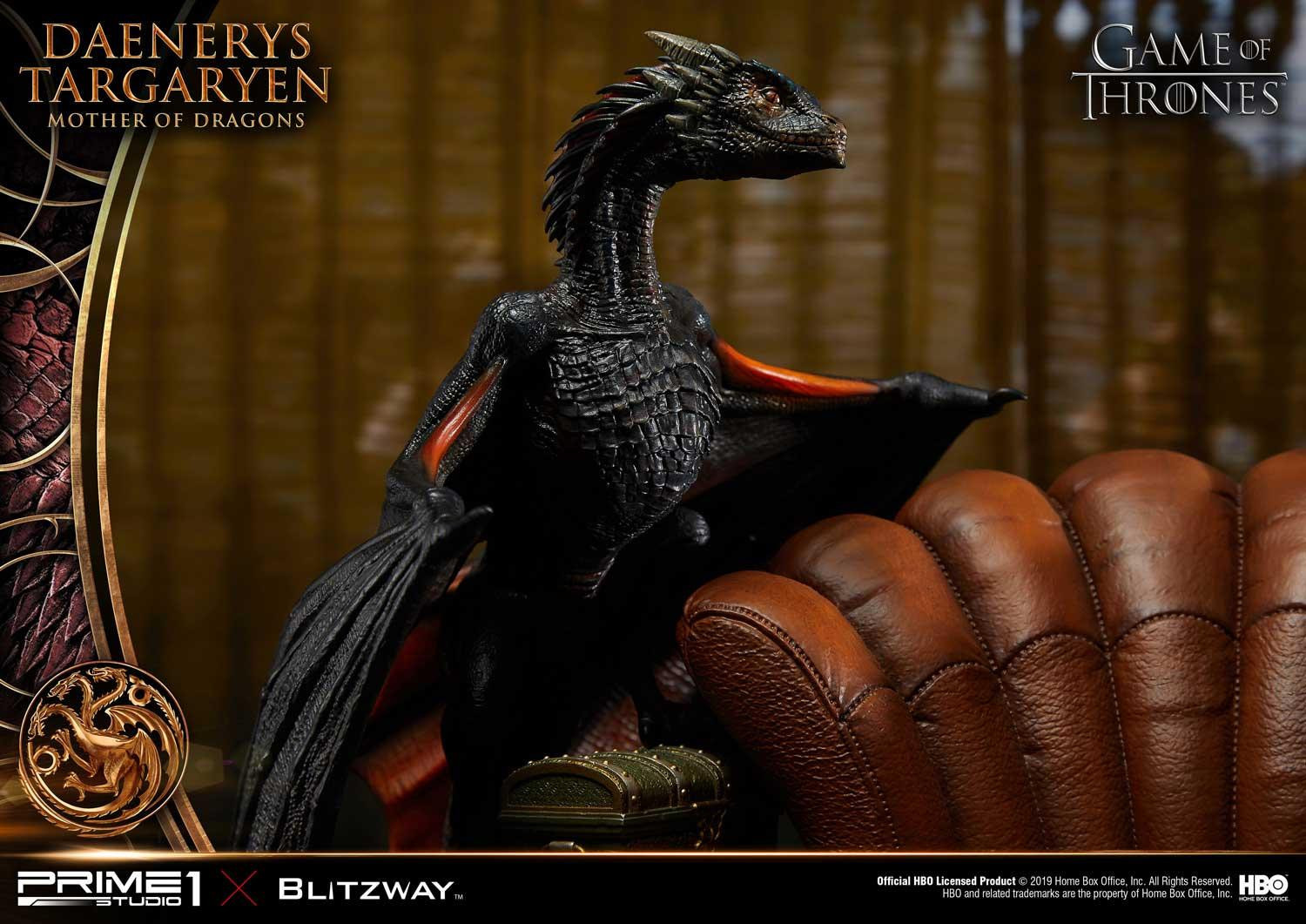 Game of Thrones - Daenerys Targaryen - Drogon - Rhaegal - Viserion - Ultimate Premium Masterline  (UPMGOT-01) - 1/4 (Blitzway, Hive, Prime 1 Studio) photo 48