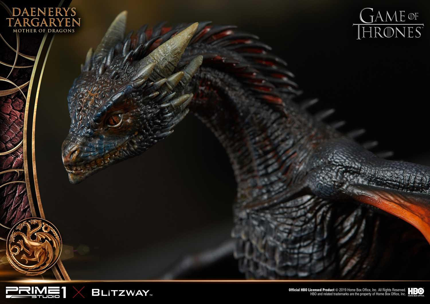 Game of Thrones - Daenerys Targaryen - Drogon - Rhaegal - Viserion - Ultimate Premium Masterline  (UPMGOT-01) - 1/4 (Blitzway, Hive, Prime 1 Studio) photo 50