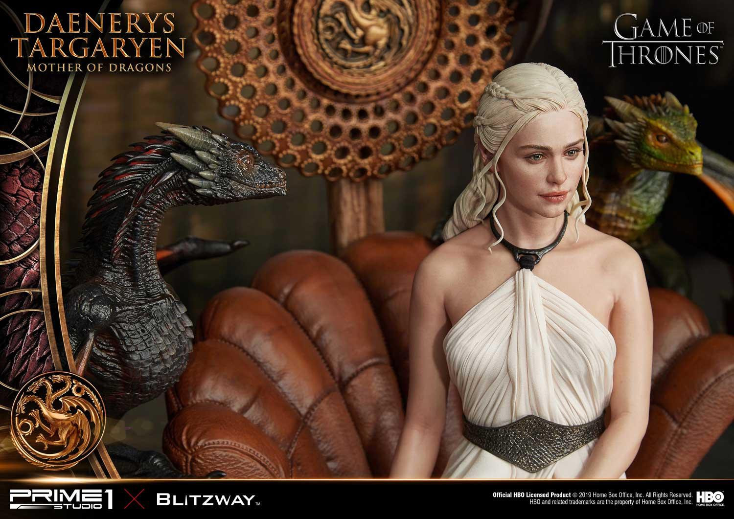 Game of Thrones - Daenerys Targaryen - Drogon - Rhaegal - Viserion - Ultimate Premium Masterline  (UPMGOT-01) - 1/4 (Blitzway, Hive, Prime 1 Studio) photo 51