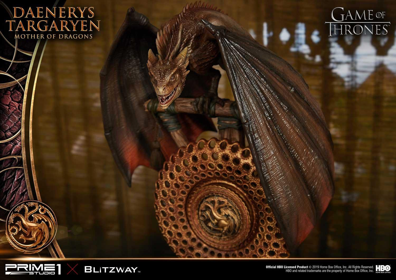 Game of Thrones - Daenerys Targaryen - Drogon - Rhaegal - Viserion - Ultimate Premium Masterline  (UPMGOT-01) - 1/4 (Blitzway, Hive, Prime 1 Studio) photo 52