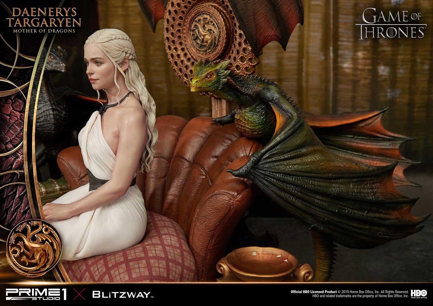 Game of Thrones - Daenerys Targaryen - Drogon - Rhaegal - Viserion - Ultimate Premium Masterline  (UPMGOT-01) - 1/4 (Blitzway, Hive, Prime 1 Studio) photo 53