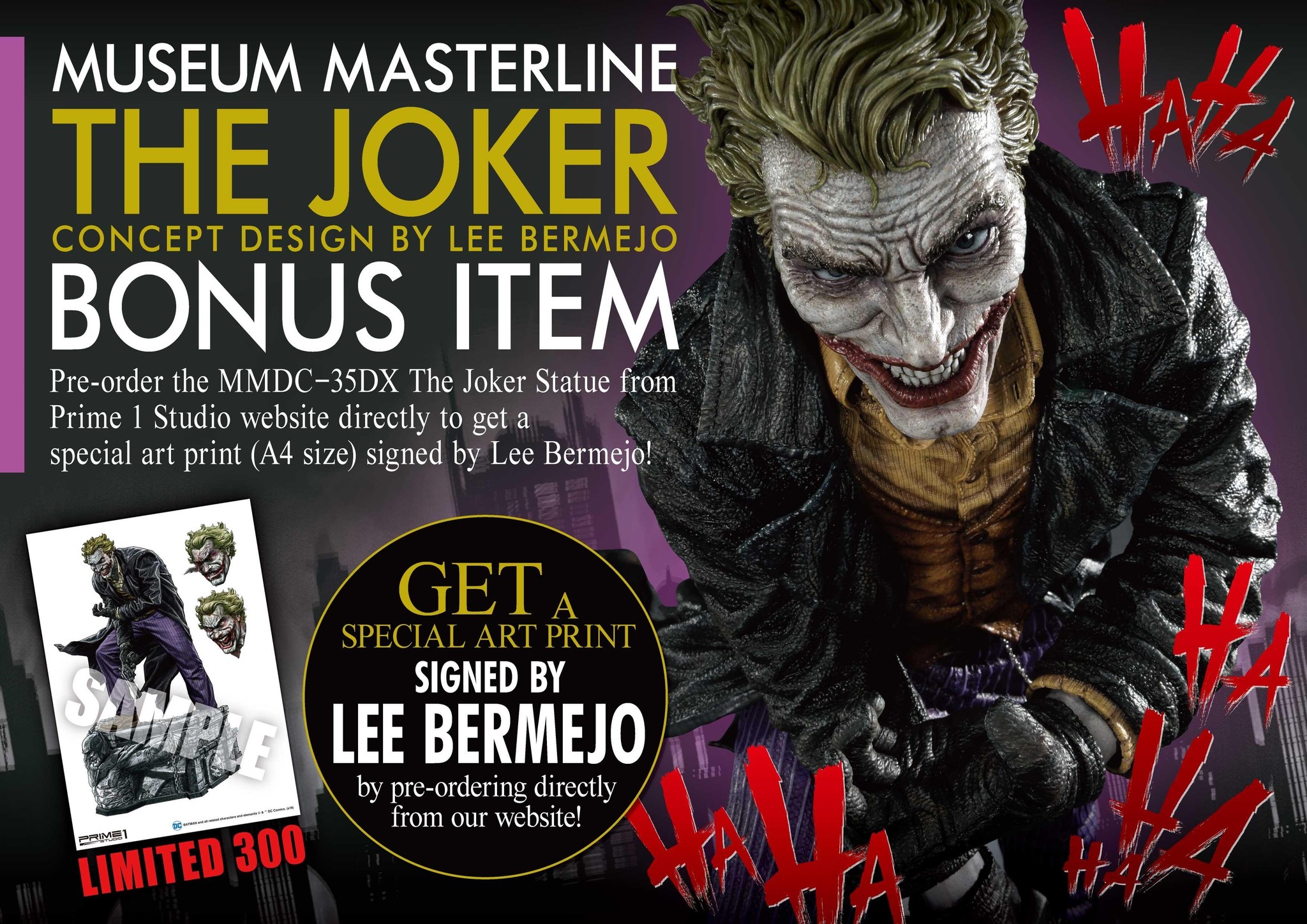 Batman: Noël - Joker - Museum Masterline Series (MMDC-35DX) - 1/3 - DX Version (Prime 1 Studio) photo 21
