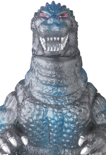Gojira vs. King Ghidorah - Gojira - Godzilla Vinyl Wars EX - Kidogoji 1991 (Clear Black) (Marmit, Medicom Toy) photo 2