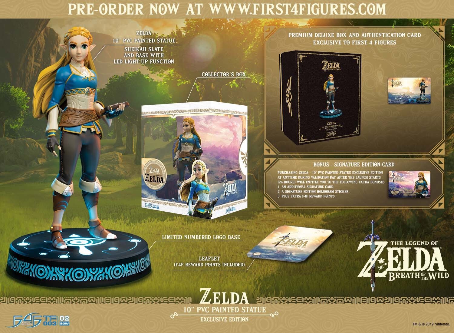 Zelda no Densetsu: Breath of the Wild - Zelda Hime - Light-Up Figure (First 4 Figures) photo 22