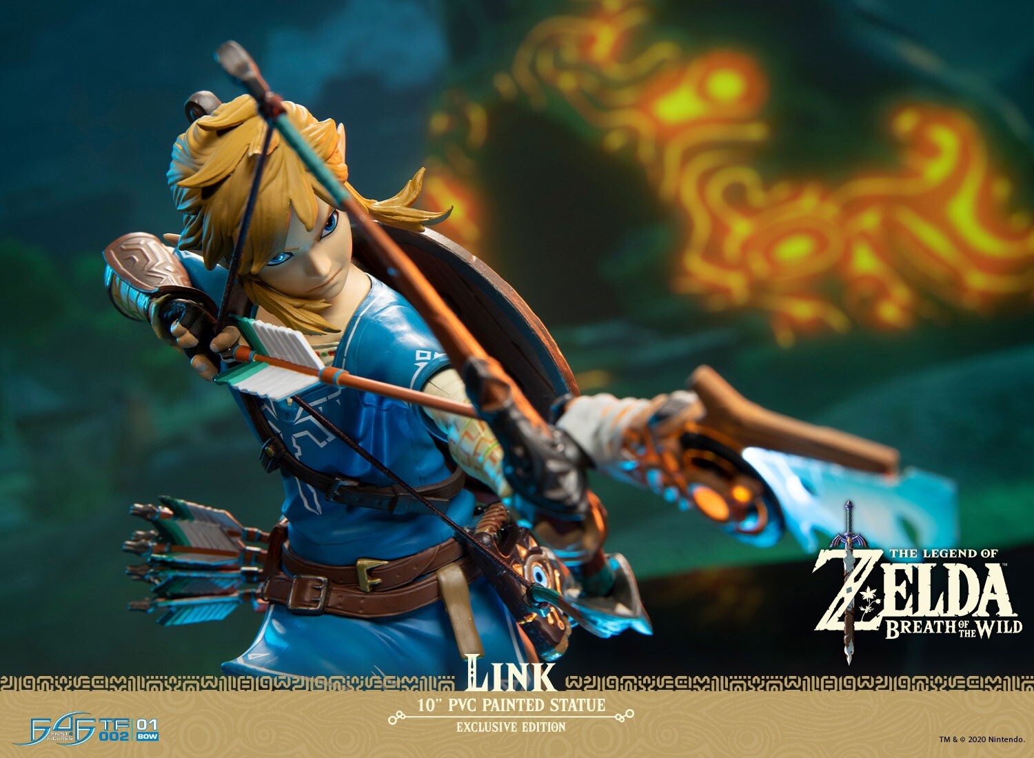 Zelda no Densetsu: Breath of the Wild - Link - Light-Up Figure (First 4 Figures) photo 2