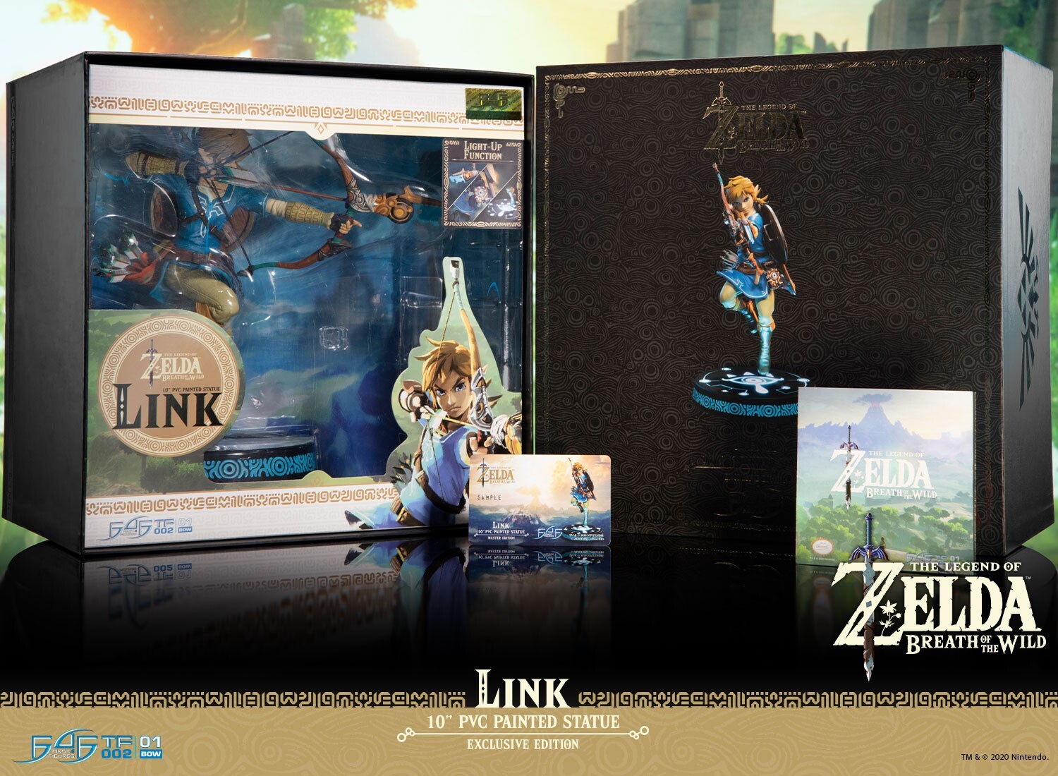 Zelda no Densetsu: Breath of the Wild - Link - Light-Up Figure (First 4 Figures) photo 6