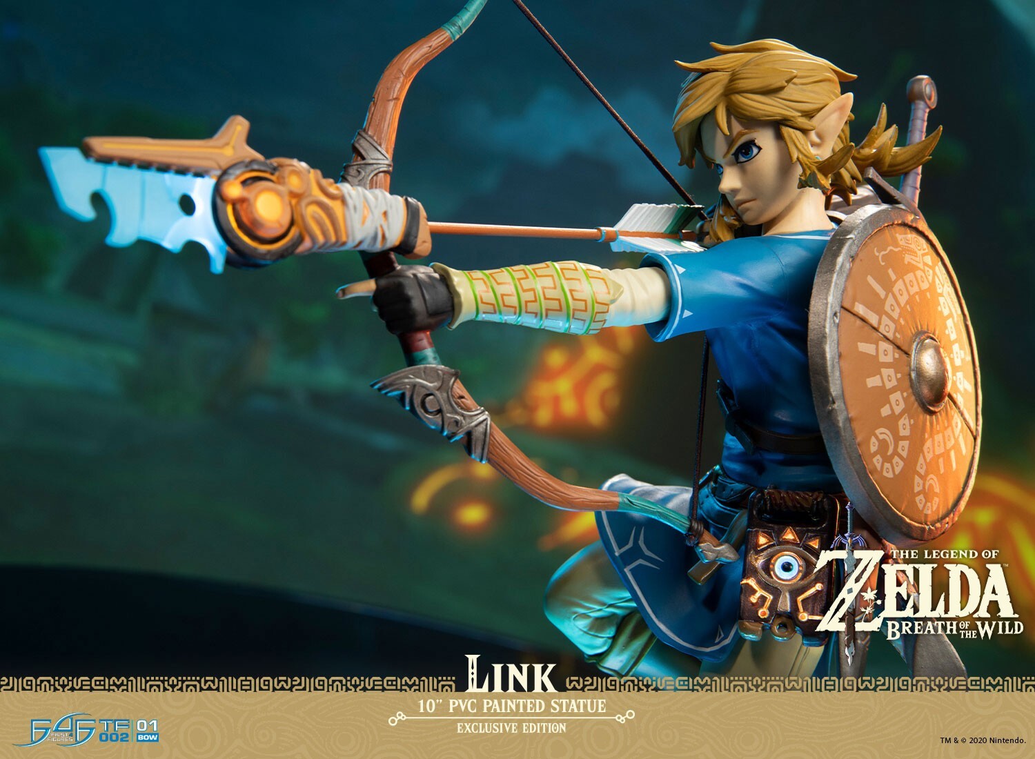 Zelda no Densetsu: Breath of the Wild - Link - Light-Up Figure (First 4 Figures) photo 13