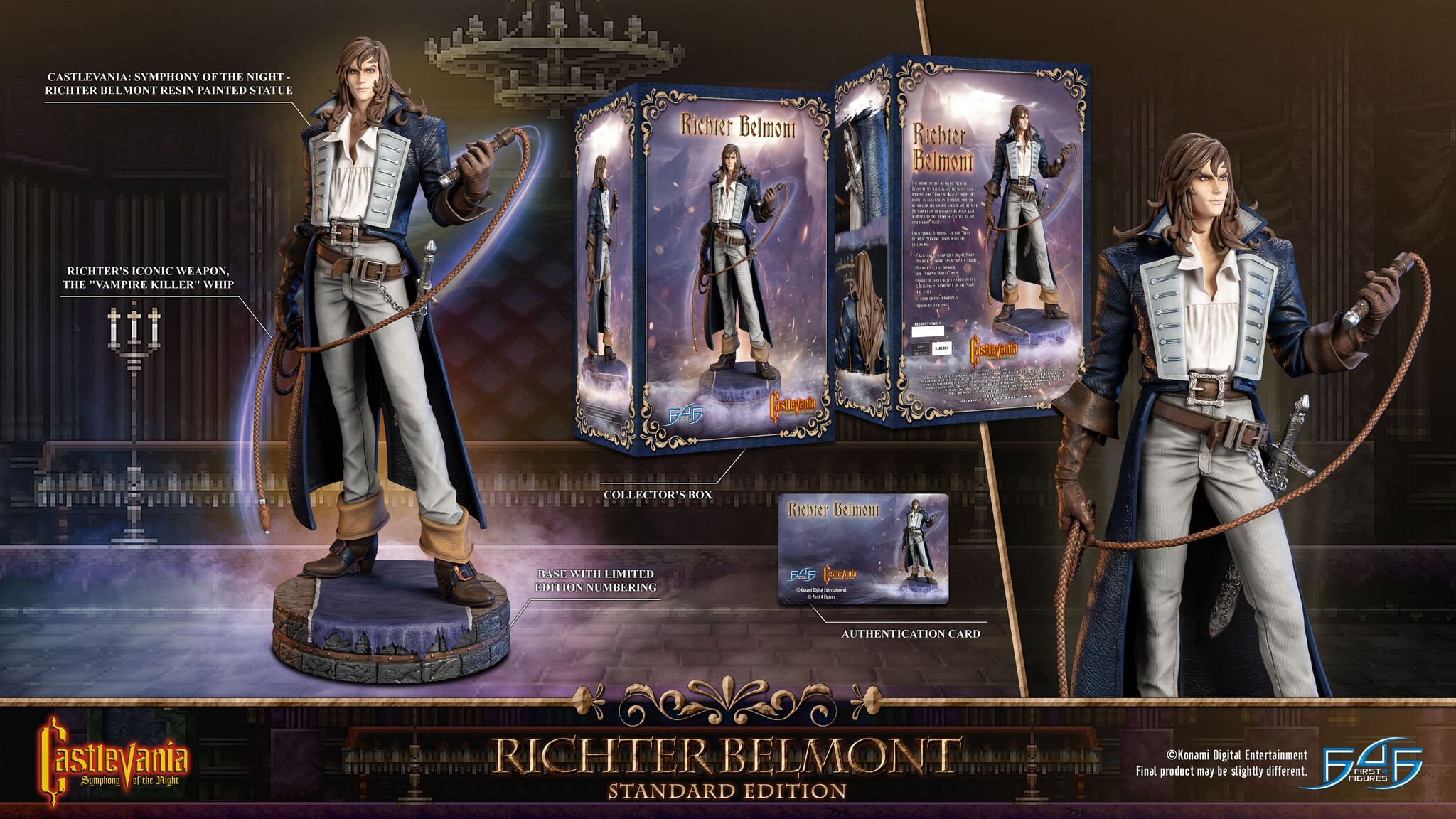 Akumajou Dracula X: Gekka no Yasoukyoku - Richter Belmont - Standard Edition (First 4 Figures)
