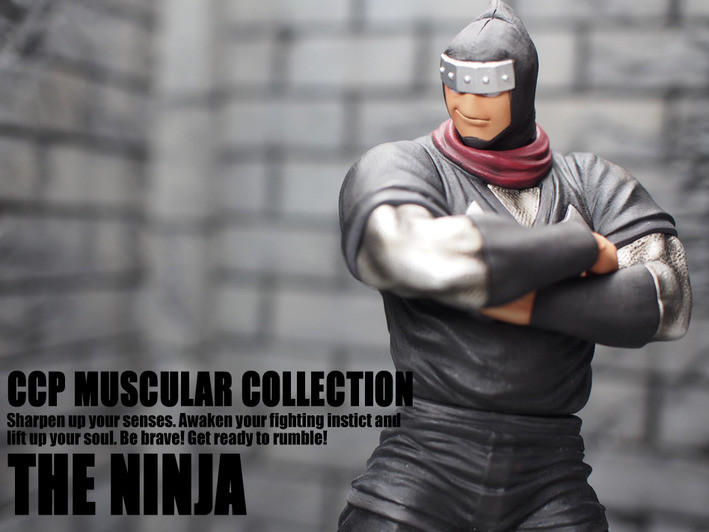 Kinnikuman - The Ninja - CCP Muscular Collection  (NO.36) - Akuma Roku Kishi Shoki Toujou Ver. Gensaku Black (CCP) photo 6