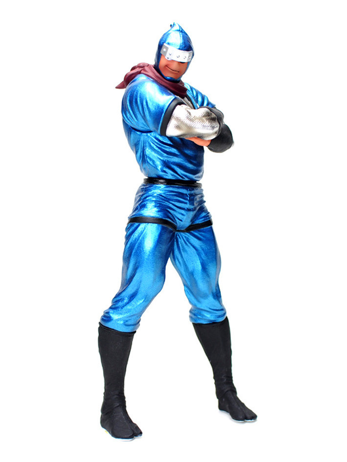 Kinnikuman - The Ninja - CCP Muscular Collection (NO.36) - Akuma Roku Kishi Shoki Toujou Ver. Gensaku Blue Metallic (CCP) photo 4