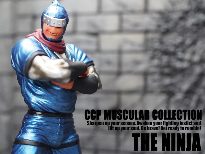 Kinnikuman - The Ninja - CCP Muscular Collection (NO.36) - Akuma Roku Kishi Shoki Toujou Ver. Gensaku Blue Metallic (CCP) photo 5