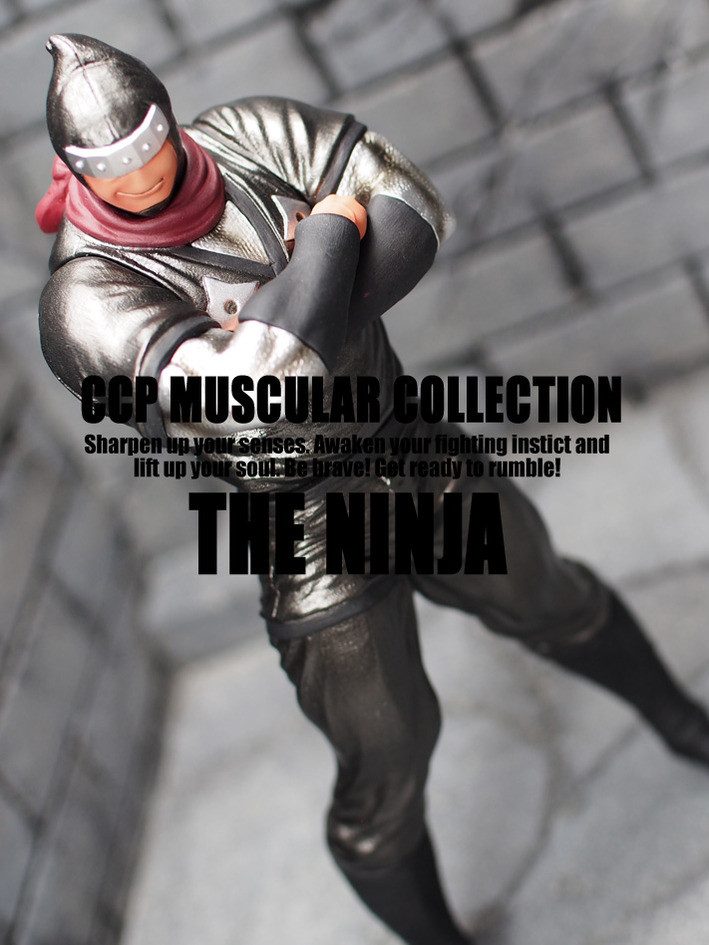 Kinnikuman - The Ninja - CCP Muscular Collection  (NO.36) - Akuma Roku Kishi Shoki Toujou Ver. Gensaku Black Metallic (CCP)