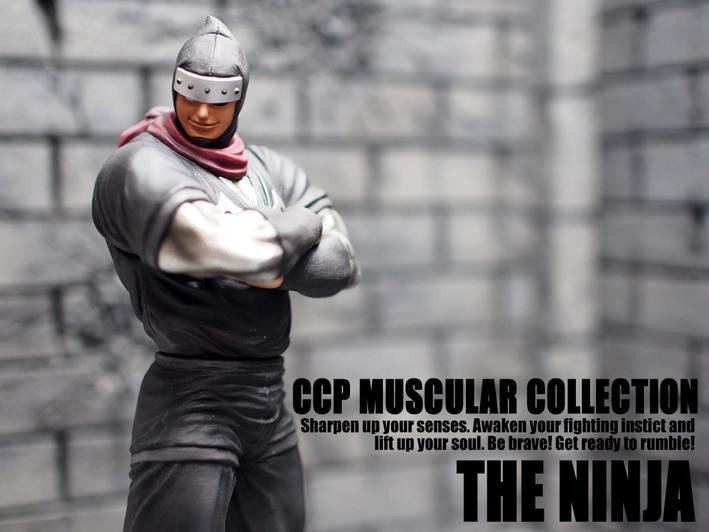 Kinnikuman - The Ninja - CCP Muscular Collection (NO.36) - Kouki Toujou Ver. Gensaku Black (CCP) photo 2