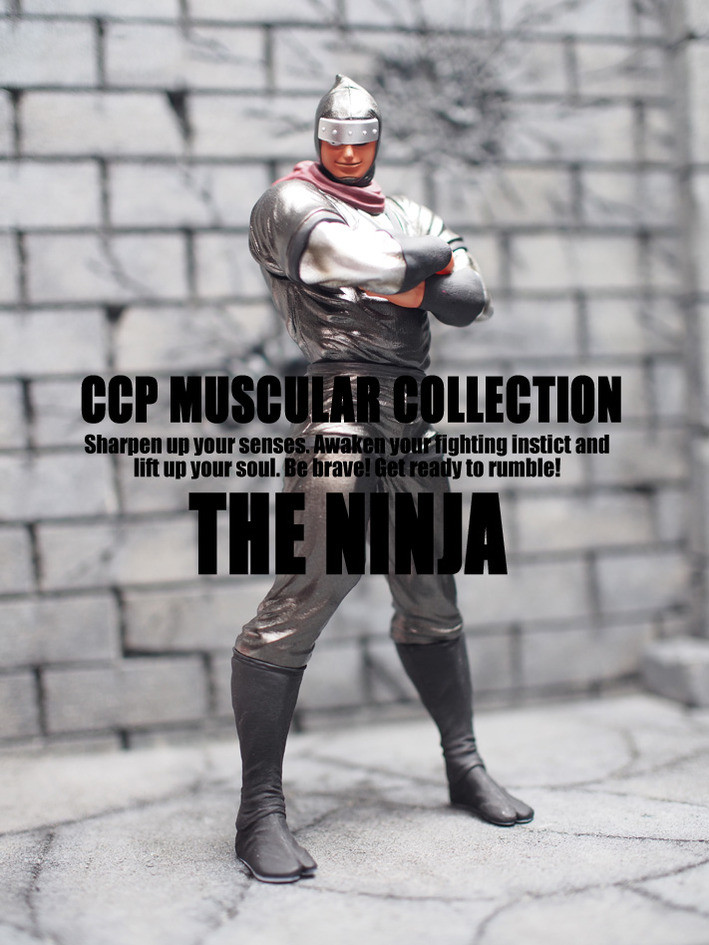 Kinnikuman - The Ninja - CCP Muscular Collection (NO.36) - Kouki Toujou Ver. Gensaku Black Metallic (CCP) photo 3