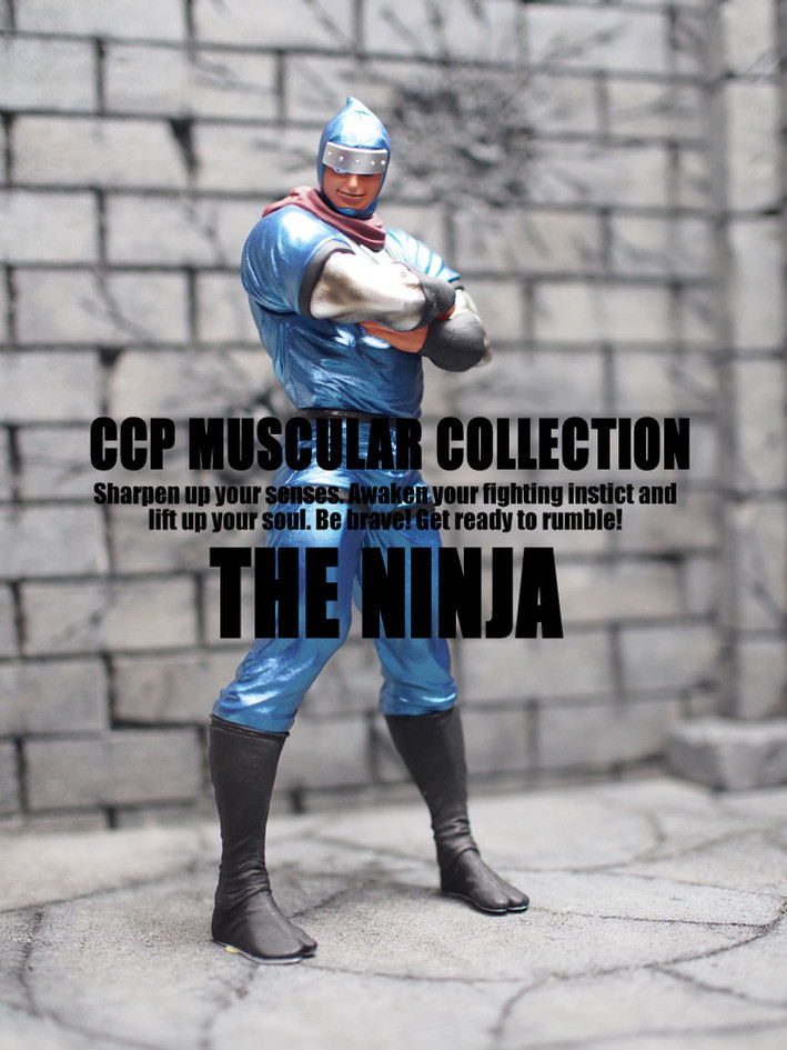 Kinnikuman - The Ninja - CCP Muscular Collection (NO.36) - Kouki Toujou Ver. Gensaku Blue Metallic (CCP) photo 2