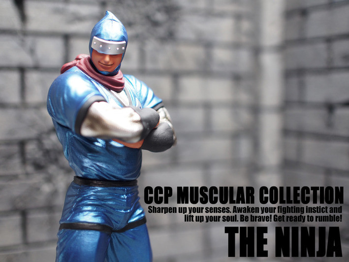 Kinnikuman - The Ninja - CCP Muscular Collection (NO.36) - Kouki Toujou Ver. Gensaku Blue Metallic (CCP) photo 3