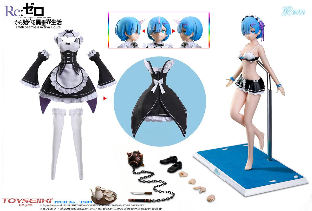 Re:Zero kara Hajimeru Isekai Seikatsu - Rem - Seamless Action Figure  (TS09) - 1/6 (Toyseiiki) photo 5