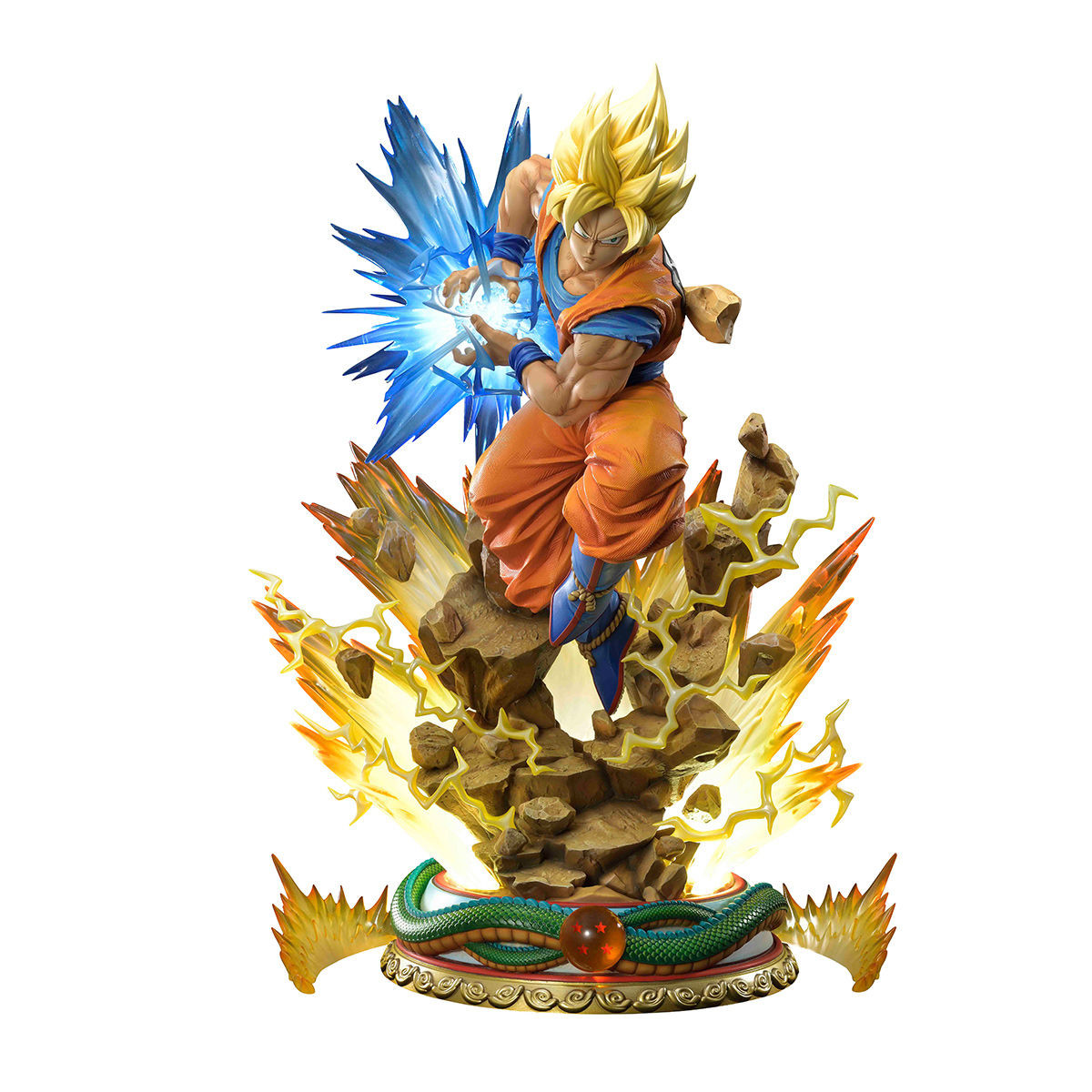 Dragon Ball Z - Son Goku - Son Goku SSJ - Son Goku SSJ2 - Son Goku SSJ3 - Mega Premium Masterline  (MPMDBZ-01DX) - 1/4 - DX Version (MegaHouse, Prime 1 Studio)