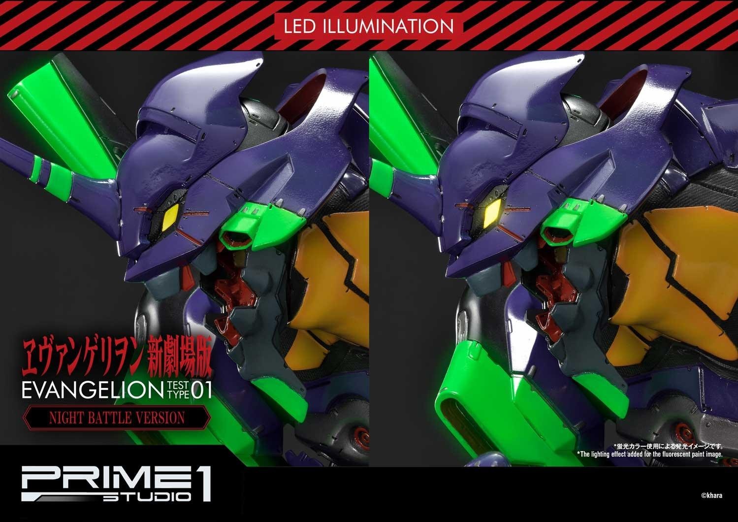Evangelion Shin Gekijouban - EVA-01 - Ultimate Diorama Masterline  (UDMEVA-01NB) - Night Battle version (Prime 1 Studio) photo 35