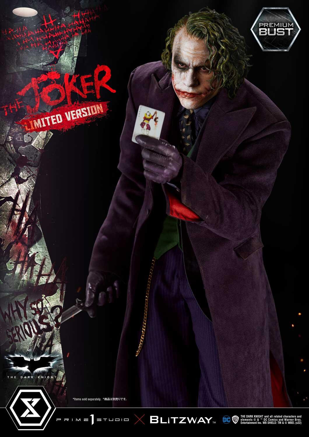 The Dark Knight - Joker - Museum Masterline Series (MMTDK-01S) - 1/3 - Bonus Version (Blitzway, Prime 1 Studio)