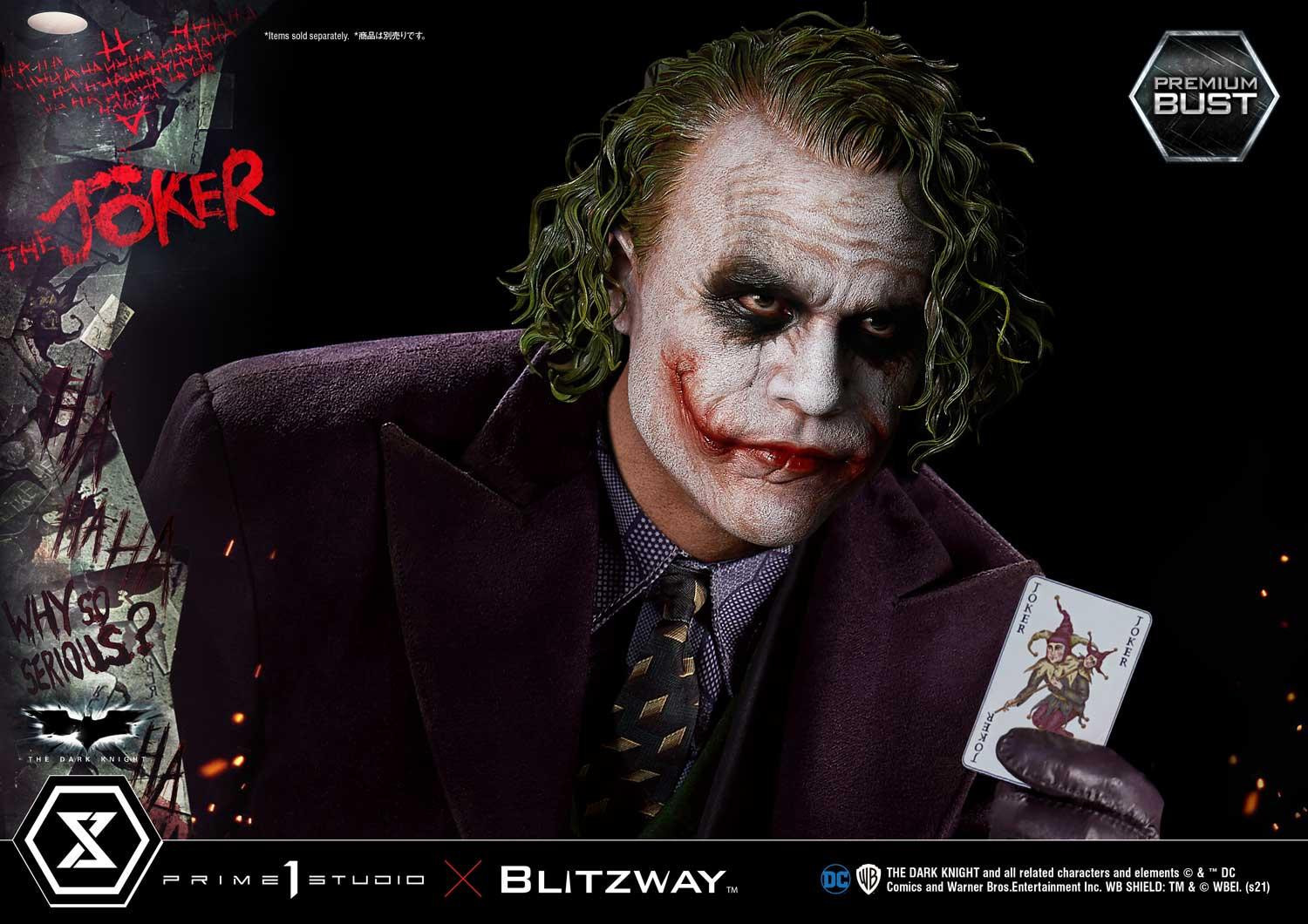 The Dark Knight - Joker - Museum Masterline Series  (MMTDK-01S) - 1/3 - Bonus Version (Blitzway, Prime 1 Studio) photo 6