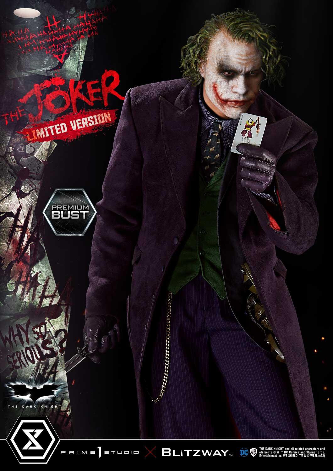 The Dark Knight - Joker - Museum Masterline Series  (MMTDK-01S) - 1/3 - Bonus Version (Blitzway, Prime 1 Studio) photo 11