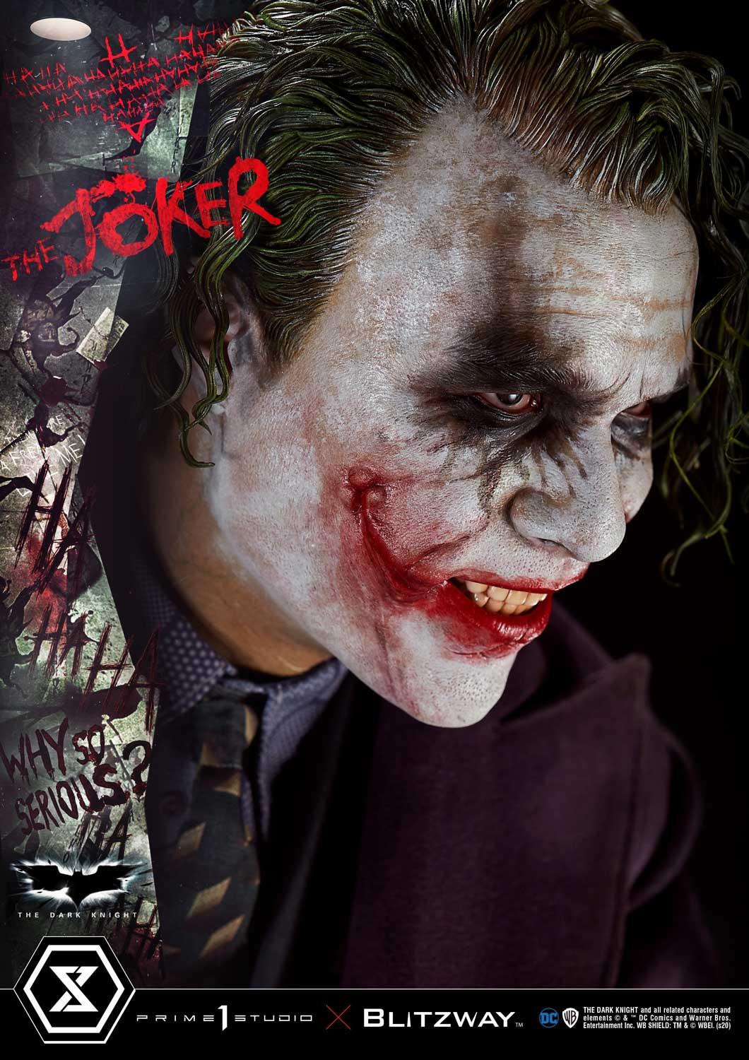The Dark Knight - Joker - Museum Masterline Series  (MMTDK-01S) - 1/3 - Bonus Version (Blitzway, Prime 1 Studio) photo 23