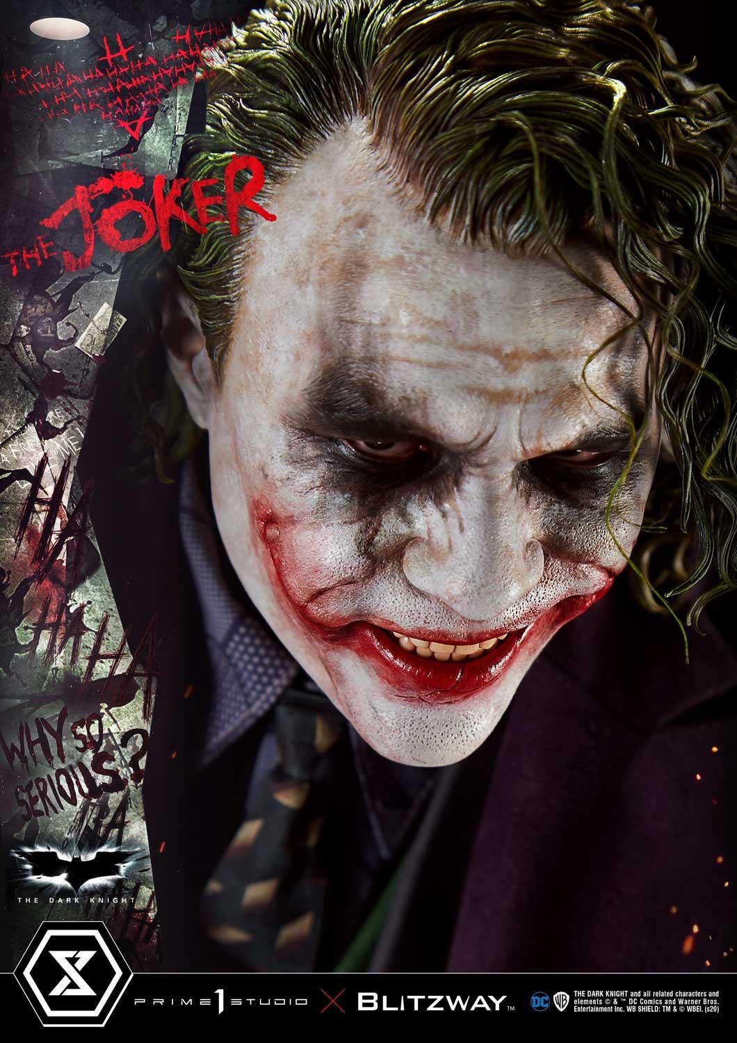 The Dark Knight - Joker - Museum Masterline Series  (MMTDK-01S) - 1/3 - Bonus Version (Blitzway, Prime 1 Studio) photo 26