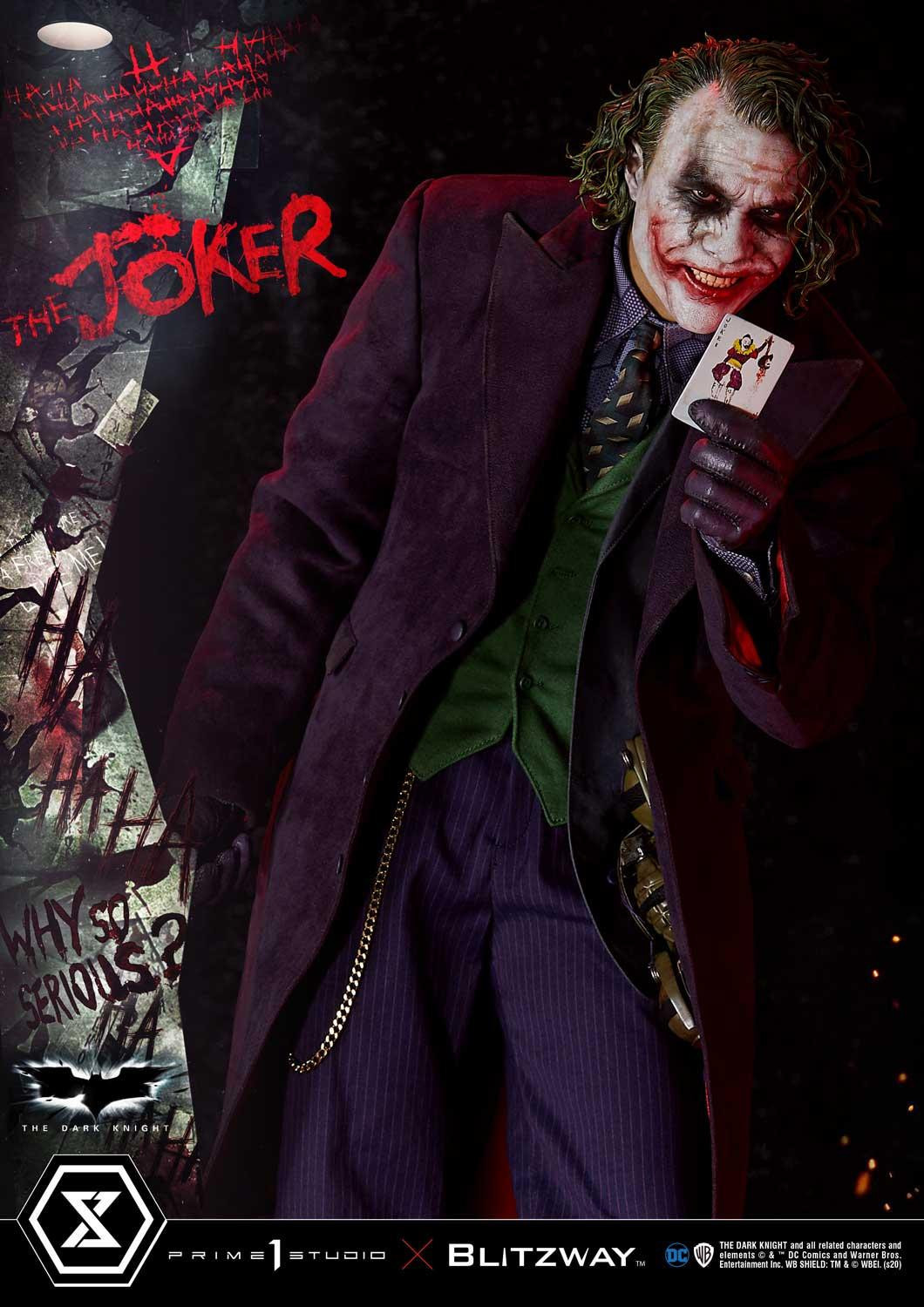 The Dark Knight - Joker - Museum Masterline Series  (MMTDK-01S) - 1/3 - Bonus Version (Blitzway, Prime 1 Studio) photo 29