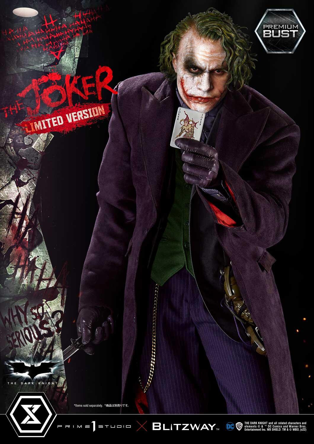 The Dark Knight - Joker - Museum Masterline Series  (MMTDK-01S) - 1/3 - Bonus Version (Blitzway, Prime 1 Studio) photo 34