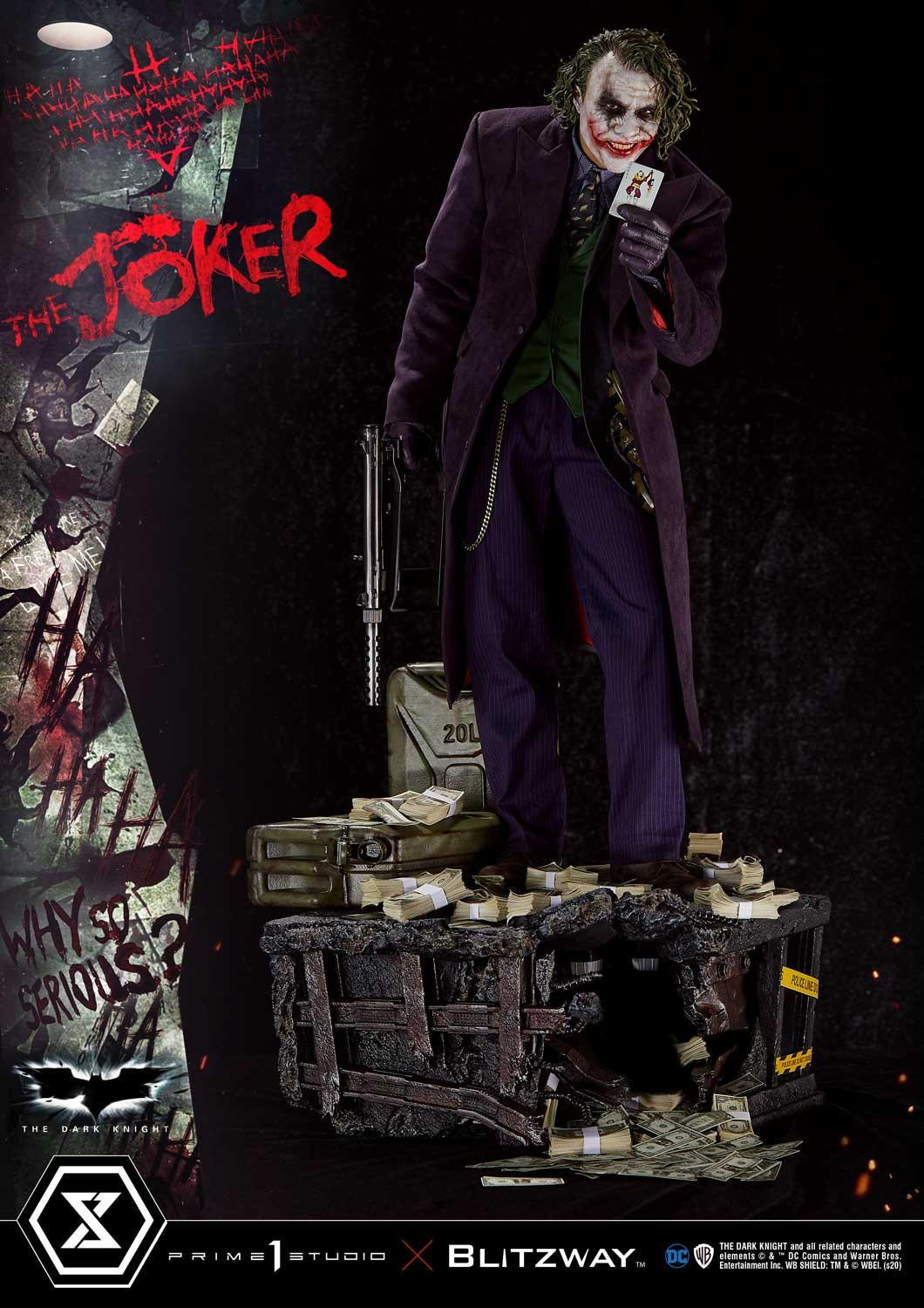 The Dark Knight - Joker - Museum Masterline Series  (MMTDK-01S) - 1/3 - Bonus Version (Blitzway, Prime 1 Studio) photo 70