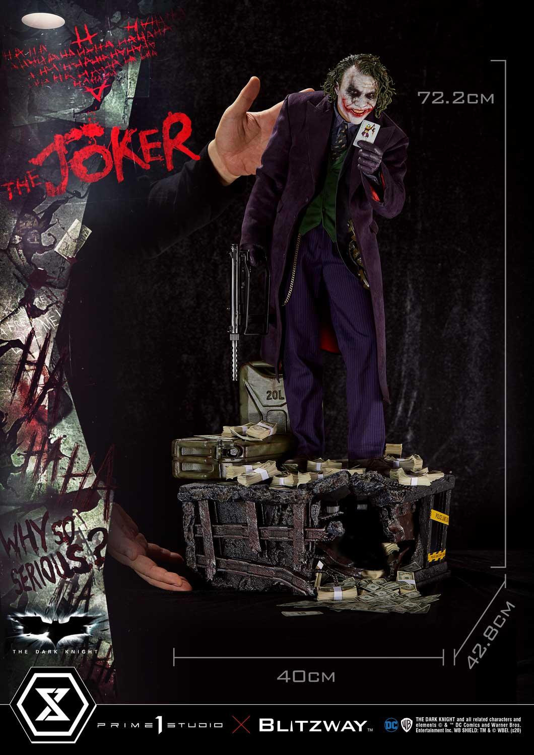 The Dark Knight - Joker - Museum Masterline Series  (MMTDK-01S) - 1/3 - Bonus Version (Blitzway, Prime 1 Studio) photo 72